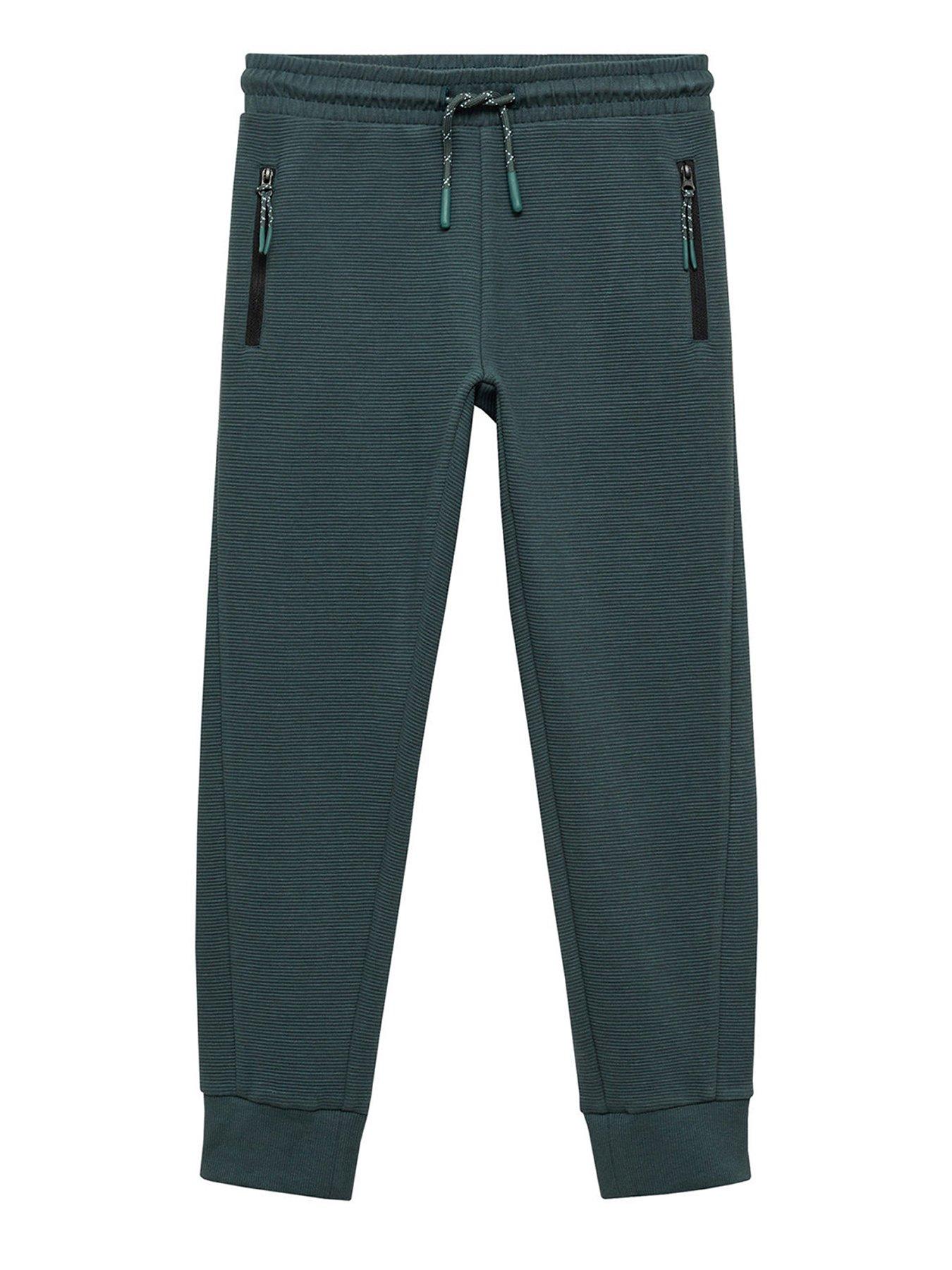 mango-boys-textured-joggers-green