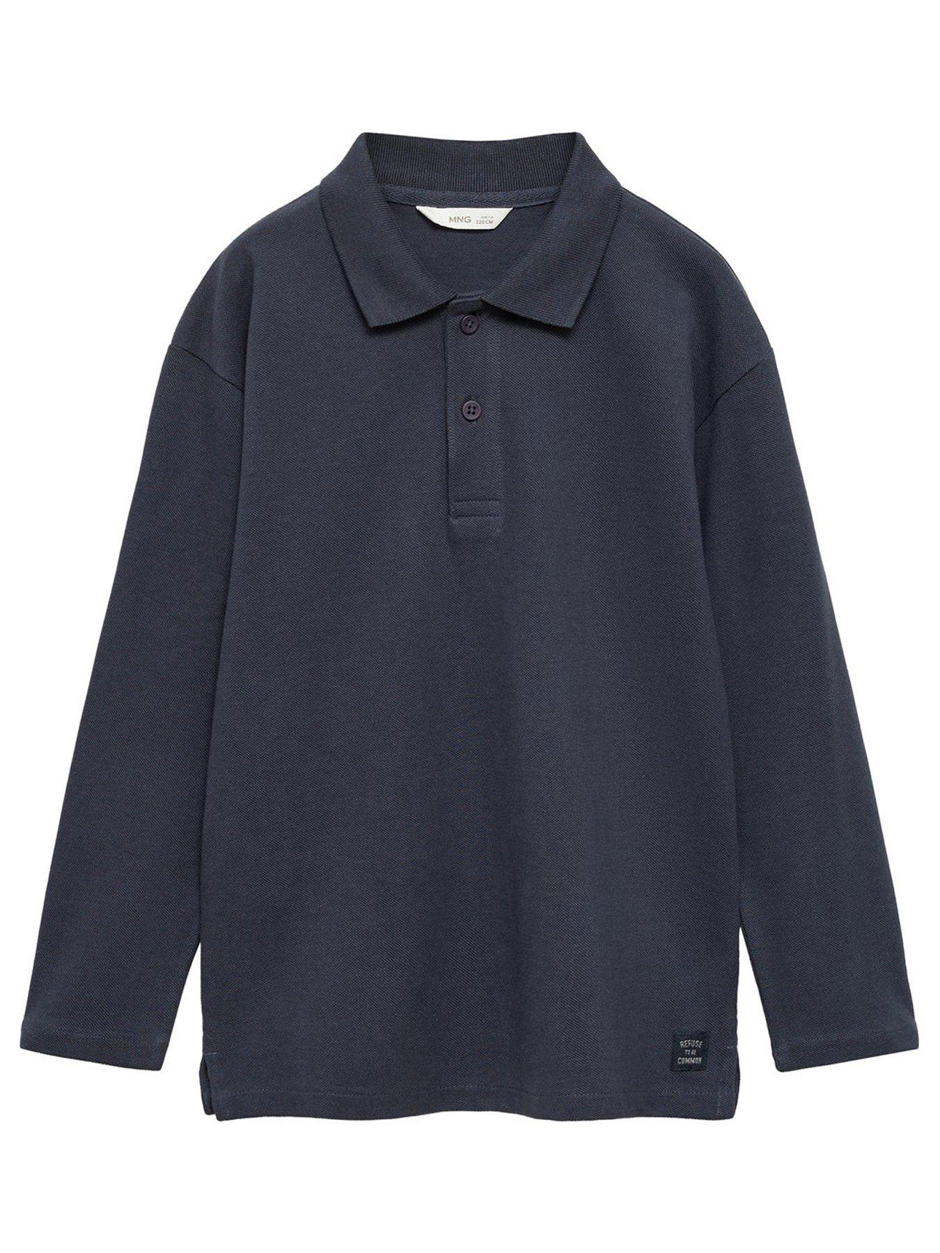 mango-boys-long-sleeve-polo-grey