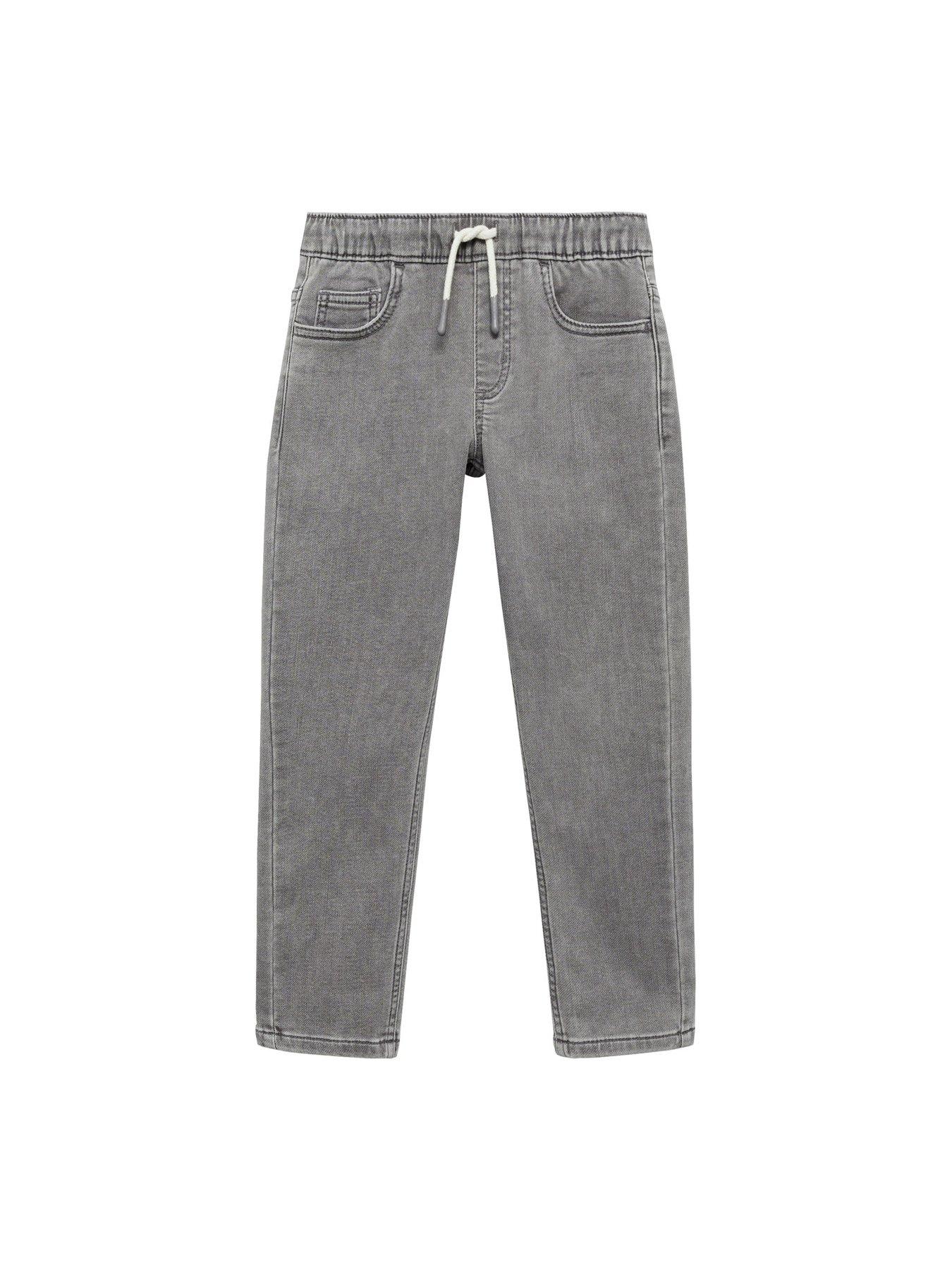 mango-boys-elasticated-waist-jeans-greystillFront