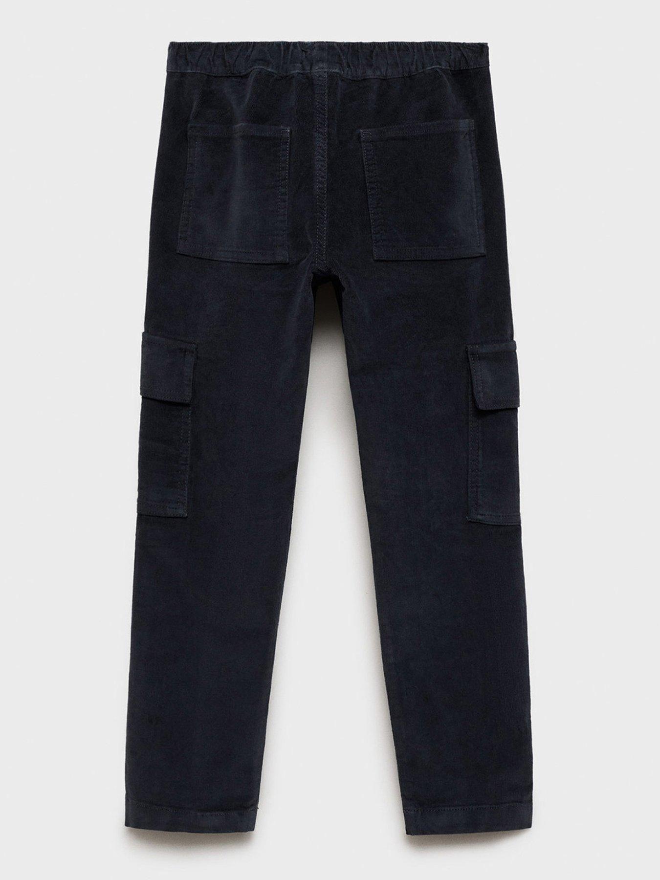 mango-boys-cord-cargo-trousers-dark-greyback