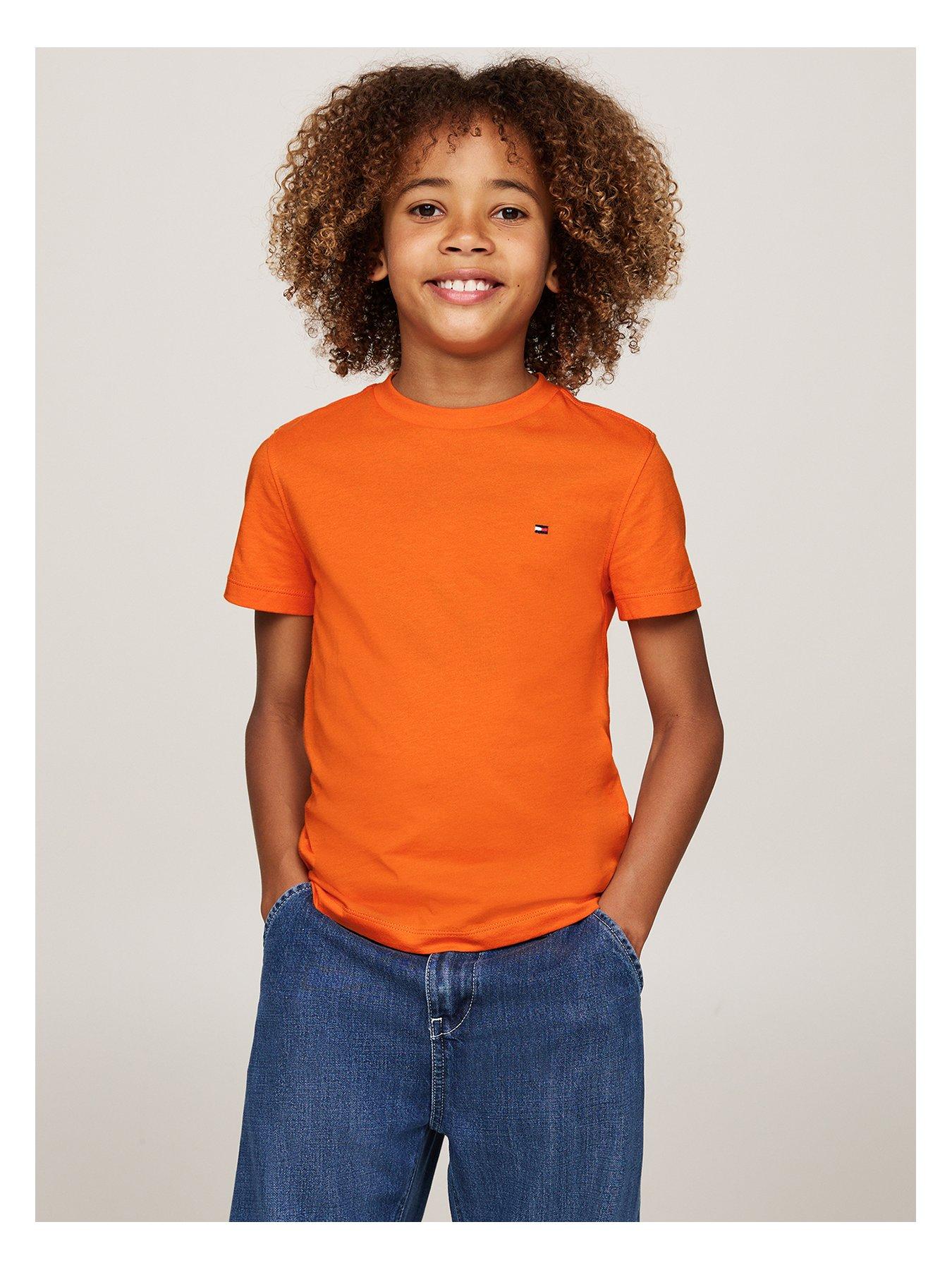 tommy-hilfiger-boys-essential-cotton-reg-t-shirt-orange