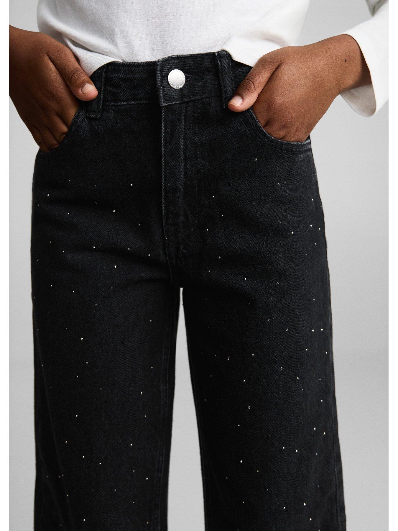 mango-girls-rhinestone-detailnbspjeans-blackdetail