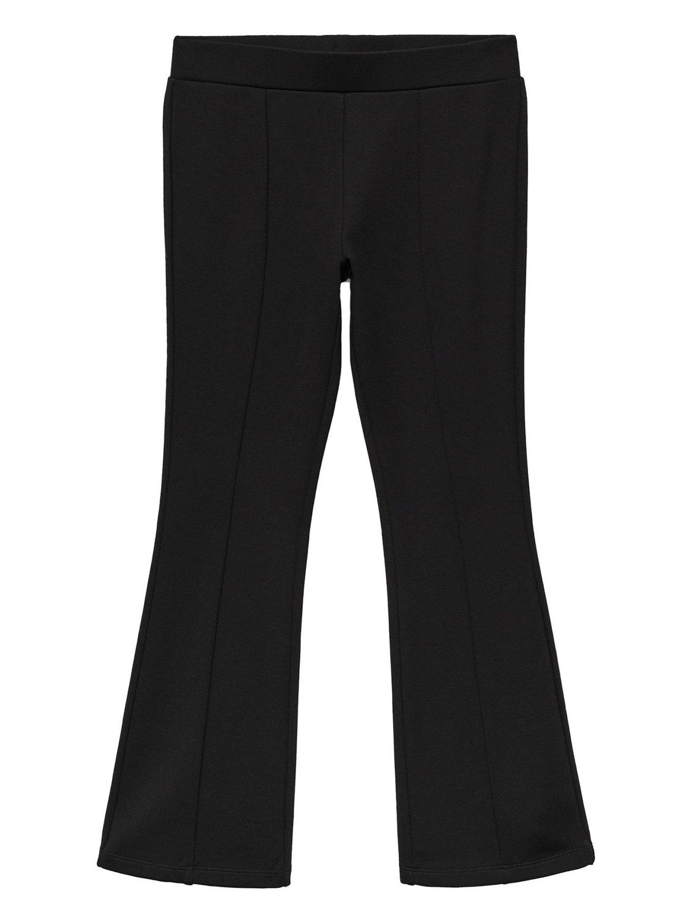 mango-girls-flare-leggings-black