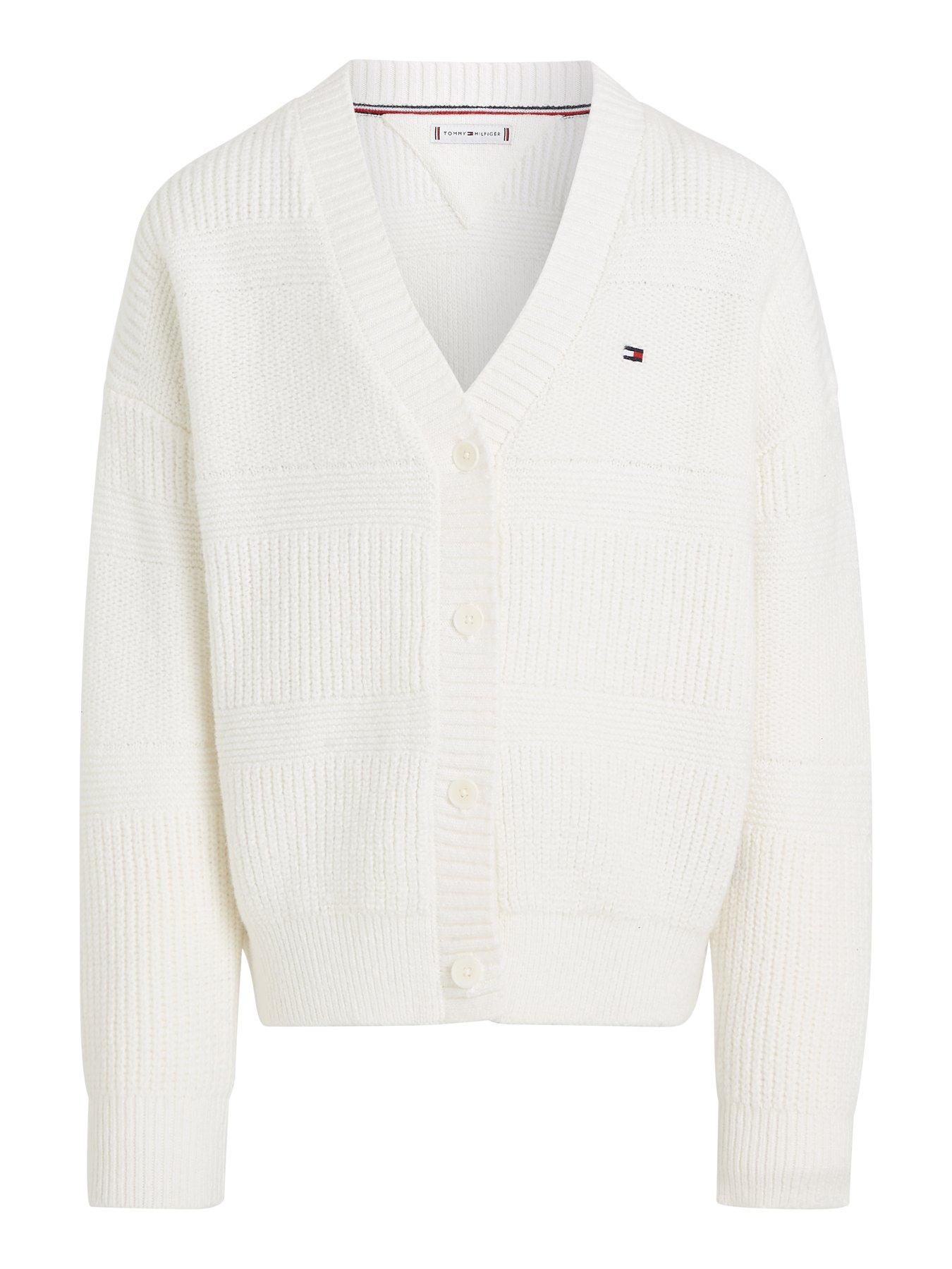 tommy-hilfiger-girls-mix-textured-cardigan-creamdetail