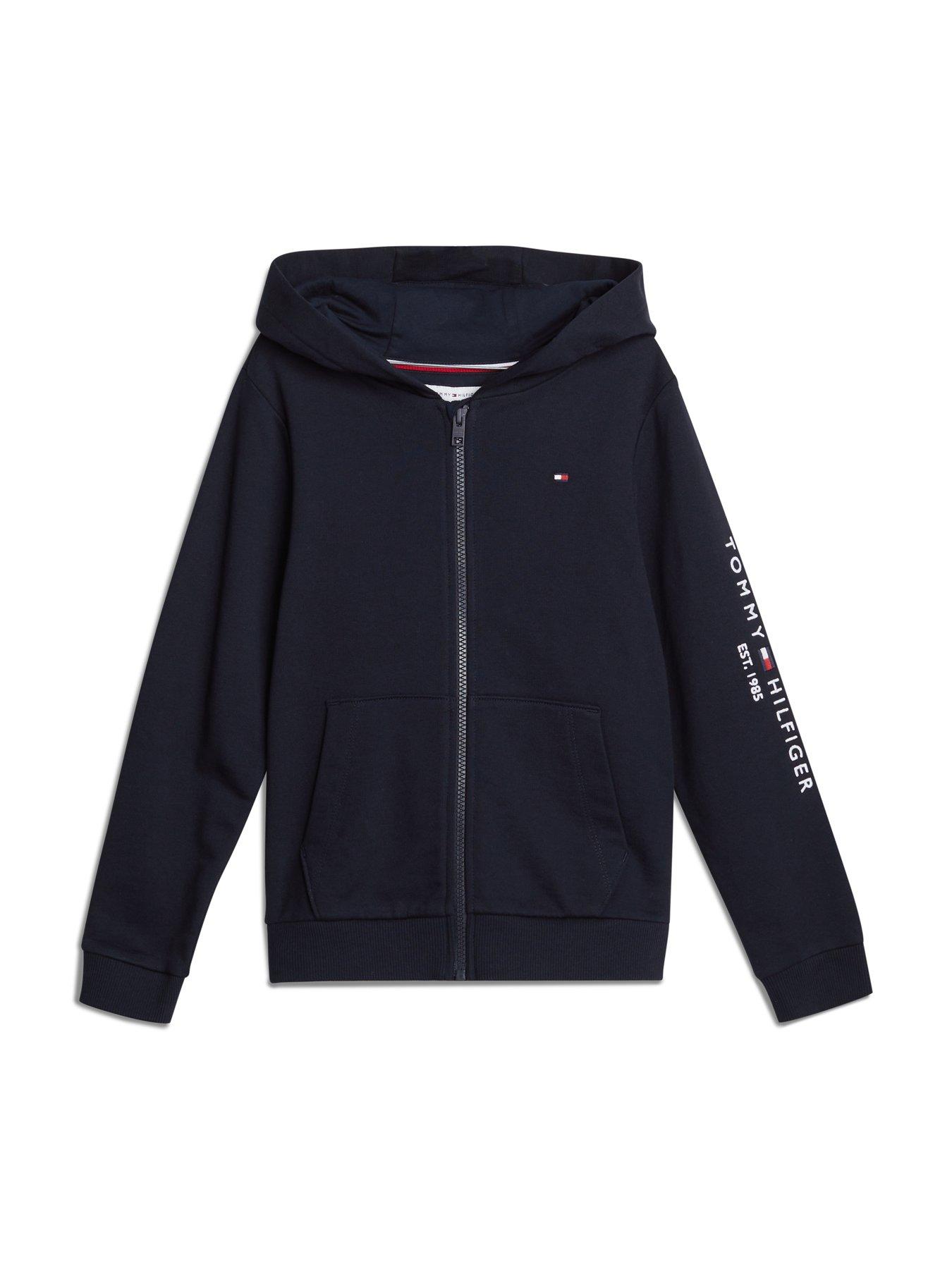 tommy-hilfiger-kids-unisex-essential-zip-through-hoodie-navydetail