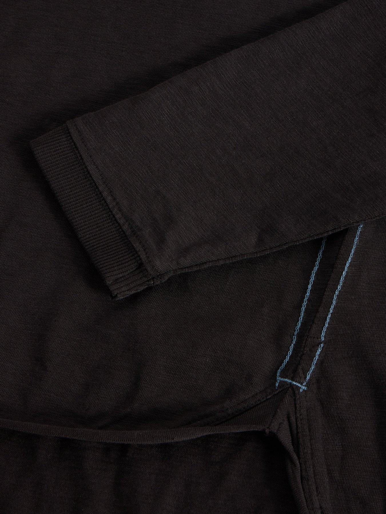 Image 6 of 6 of White Stuff Clara Crew Neck T-Shirt - Black