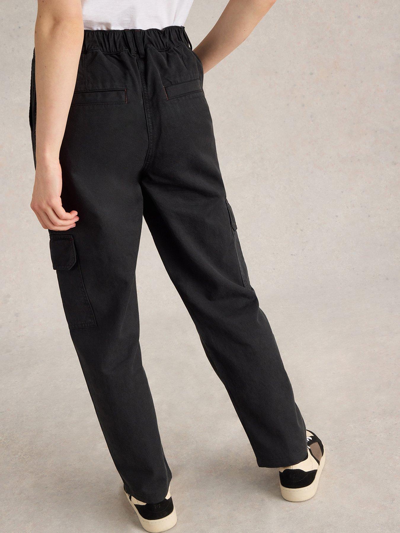 white-stuff-clover-cargo-trouser-blackstillFront