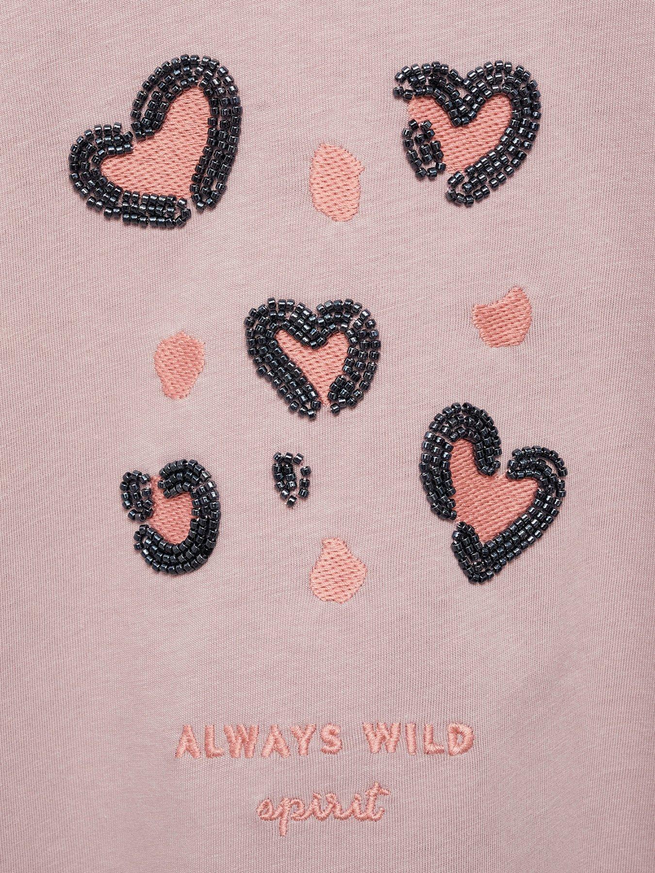 mango-girls-heart-long-sleeve-tshirt-pinkdetail