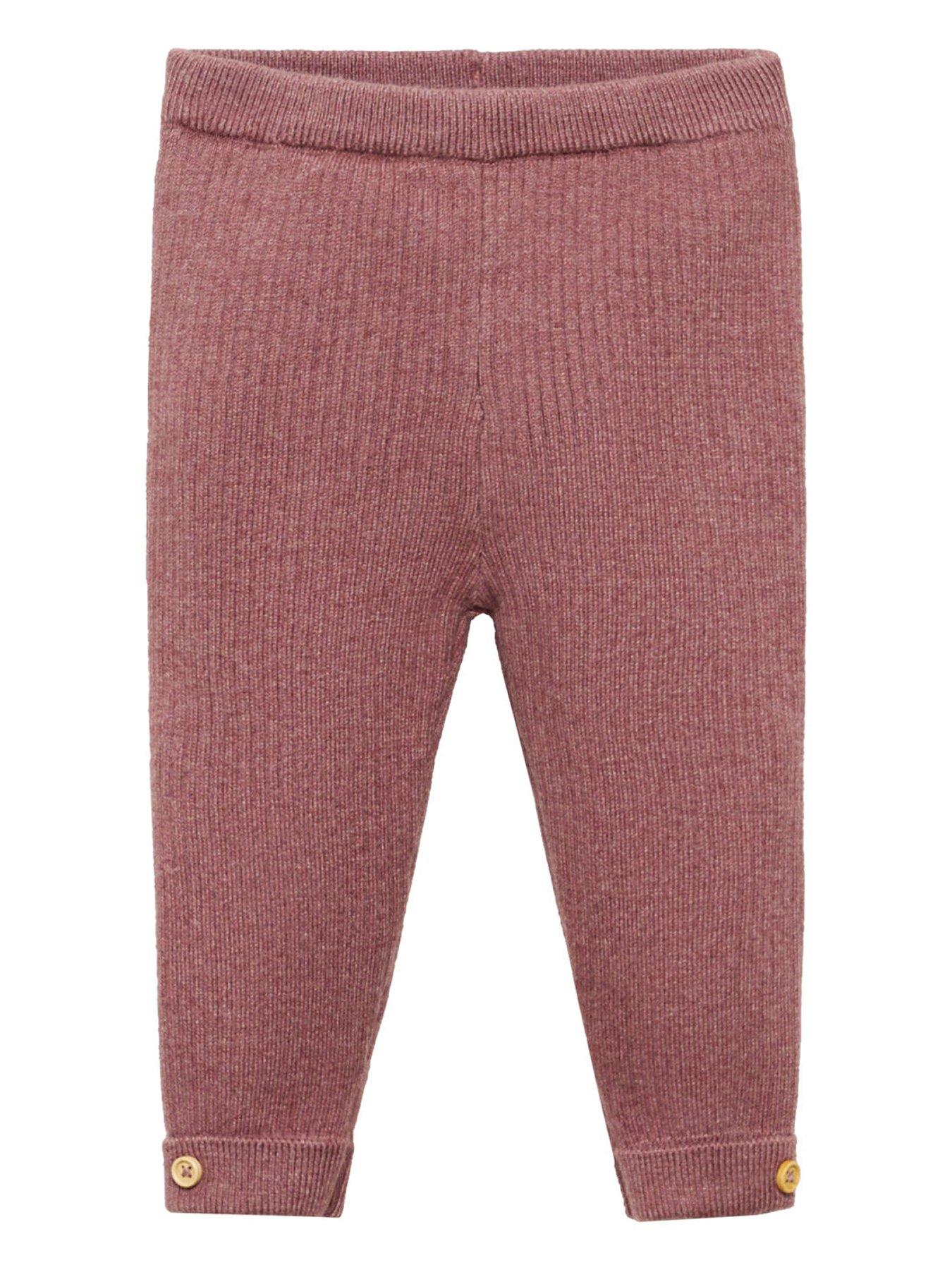 mango-baby-girls-knitted-leggings-dark-pink