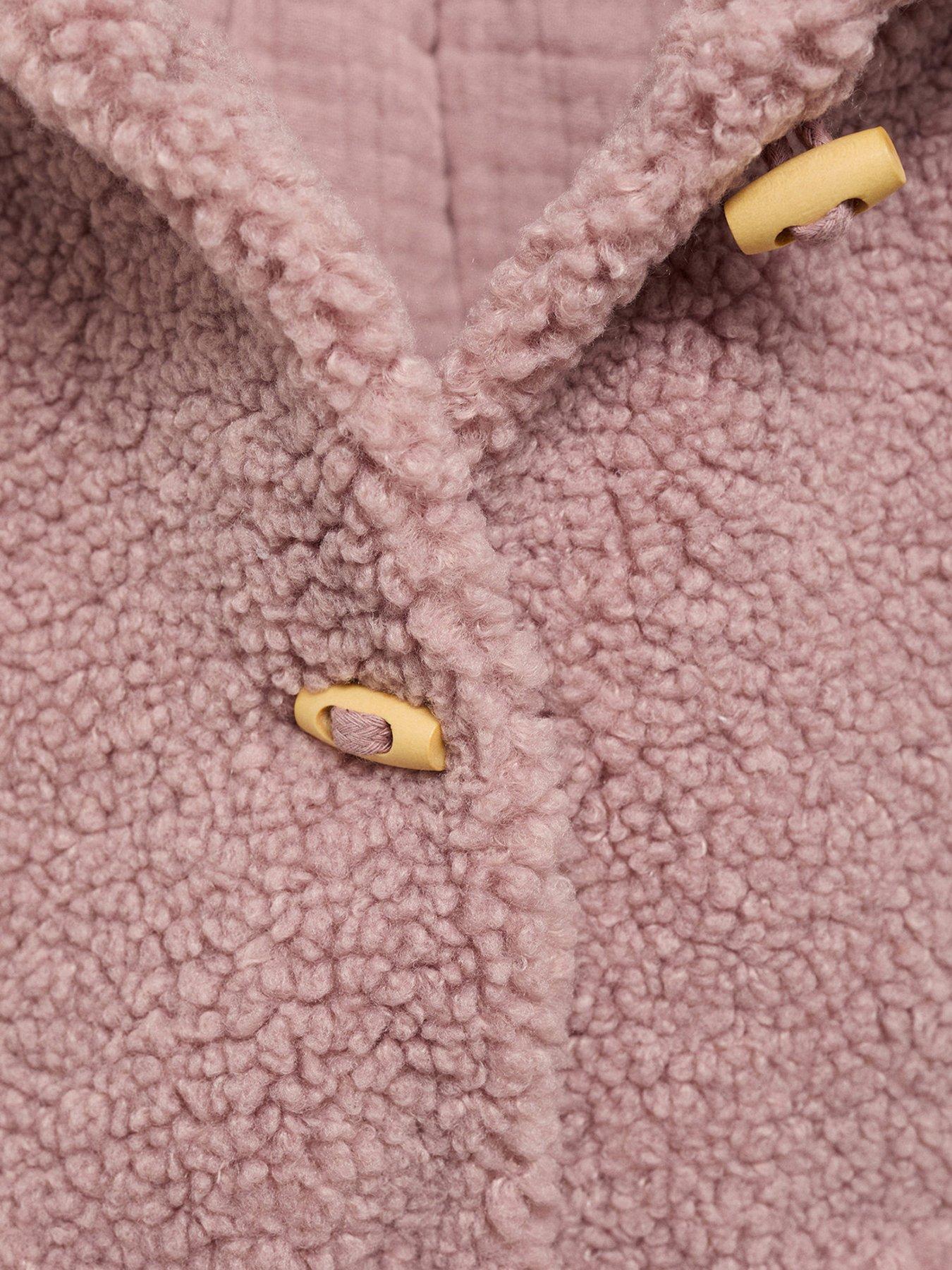 mango-baby-girls-sherpa-hooded-coat-pinkdetail