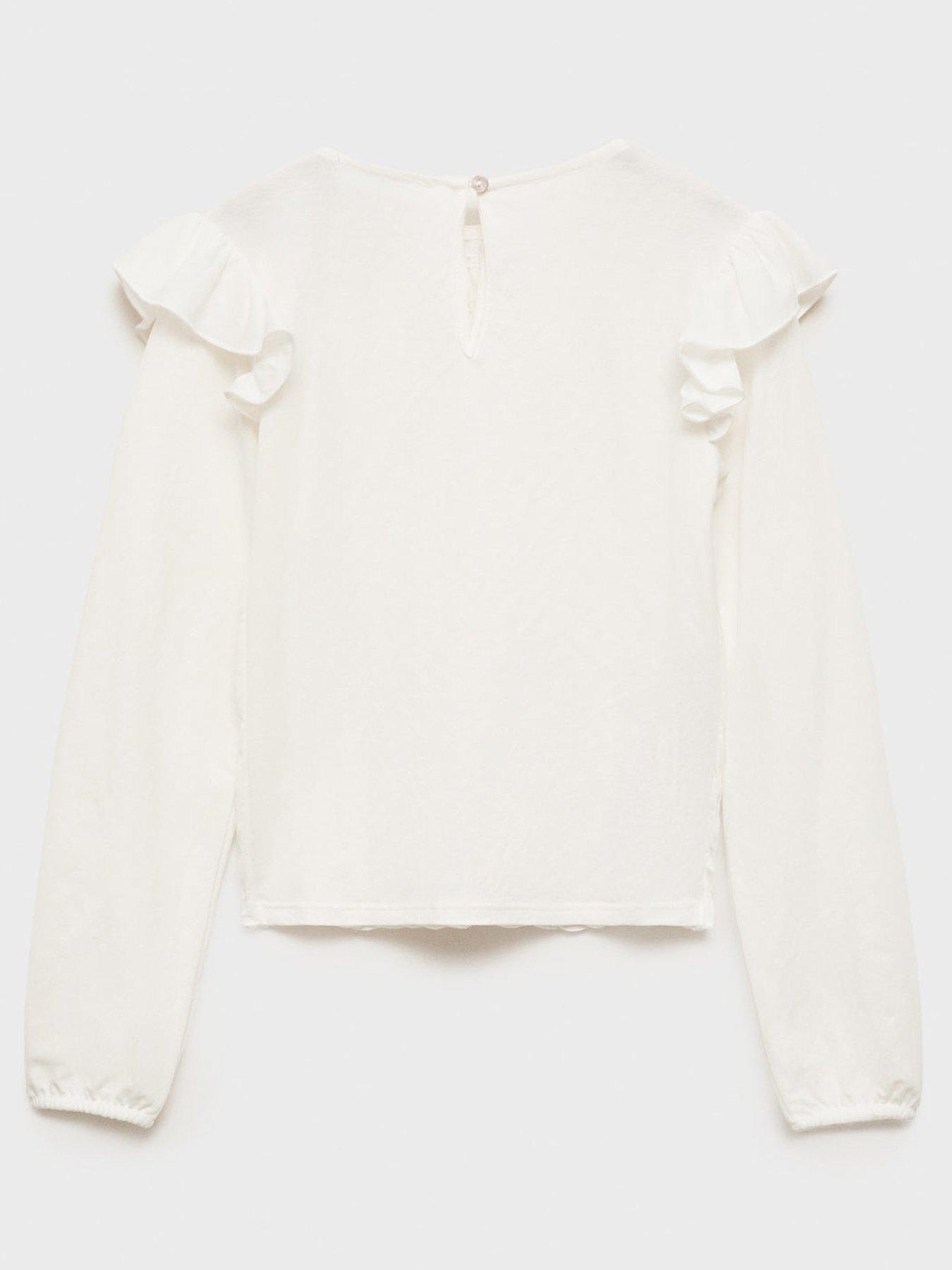 mango-girls-long-sleeve-textured-tshirt-with-frill-detail-light-creamback