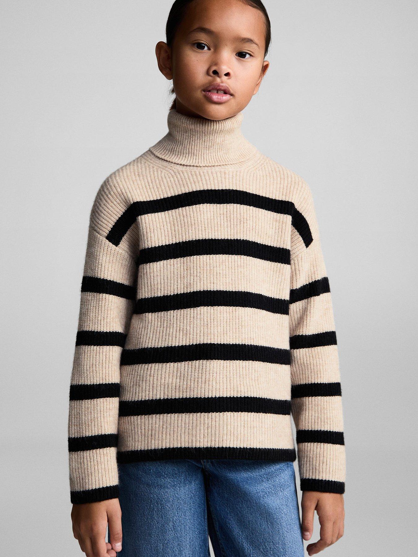 mango-girls-striped-roll-neck-knitted-jumper-beige