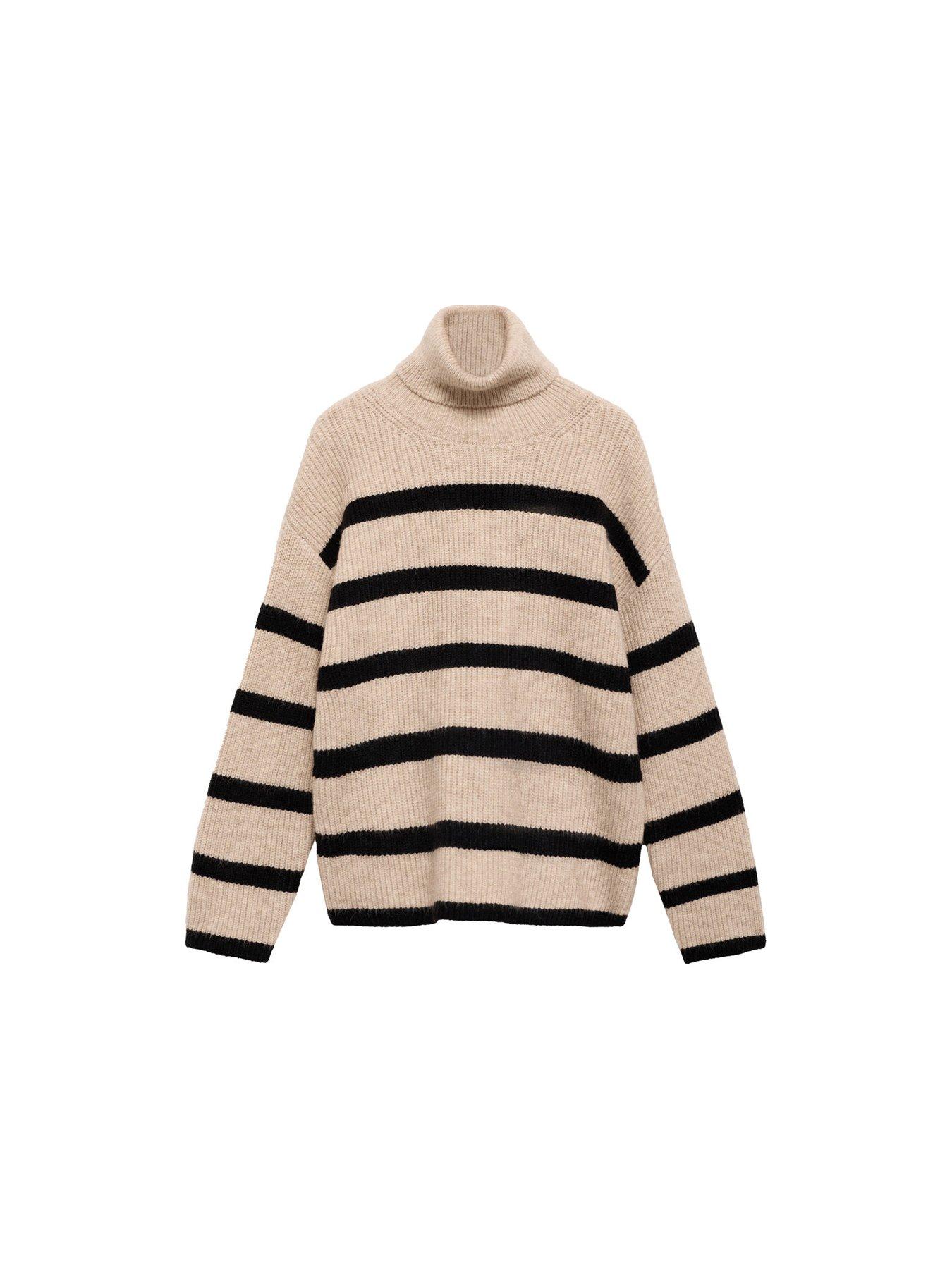 mango-girls-striped-roll-neck-knitted-jumper-beigestillFront