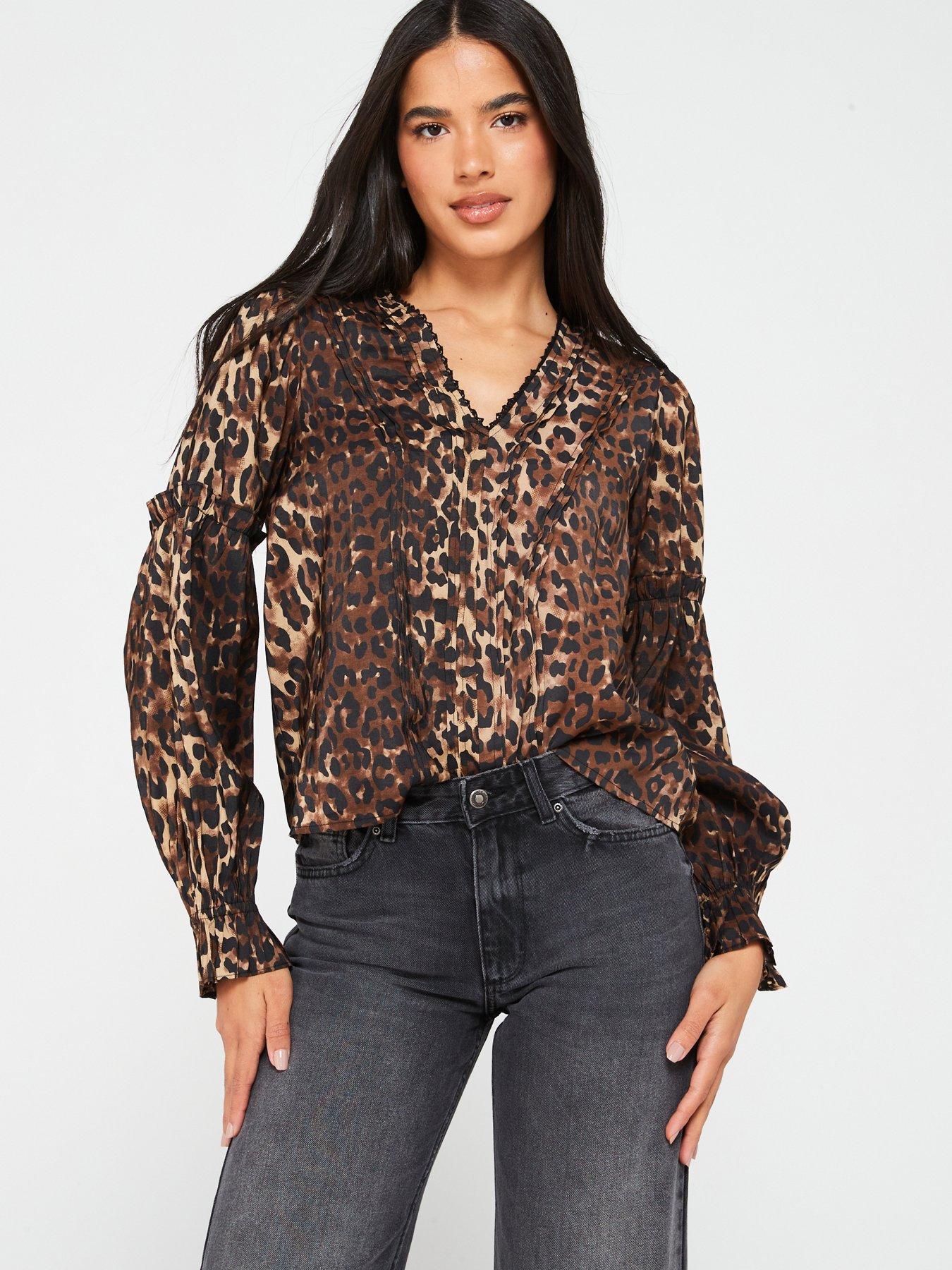 vero-moda-leopard-print-v-neck-top-multi