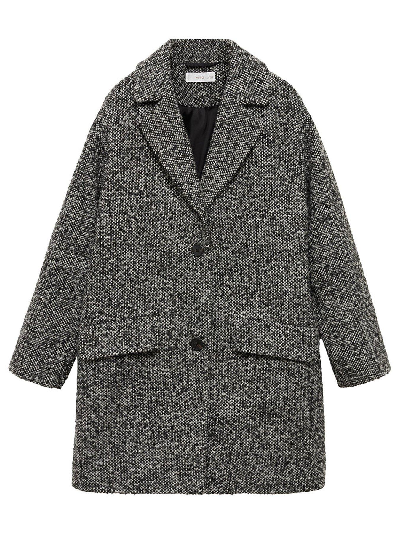 mango-girls-overcoat-black