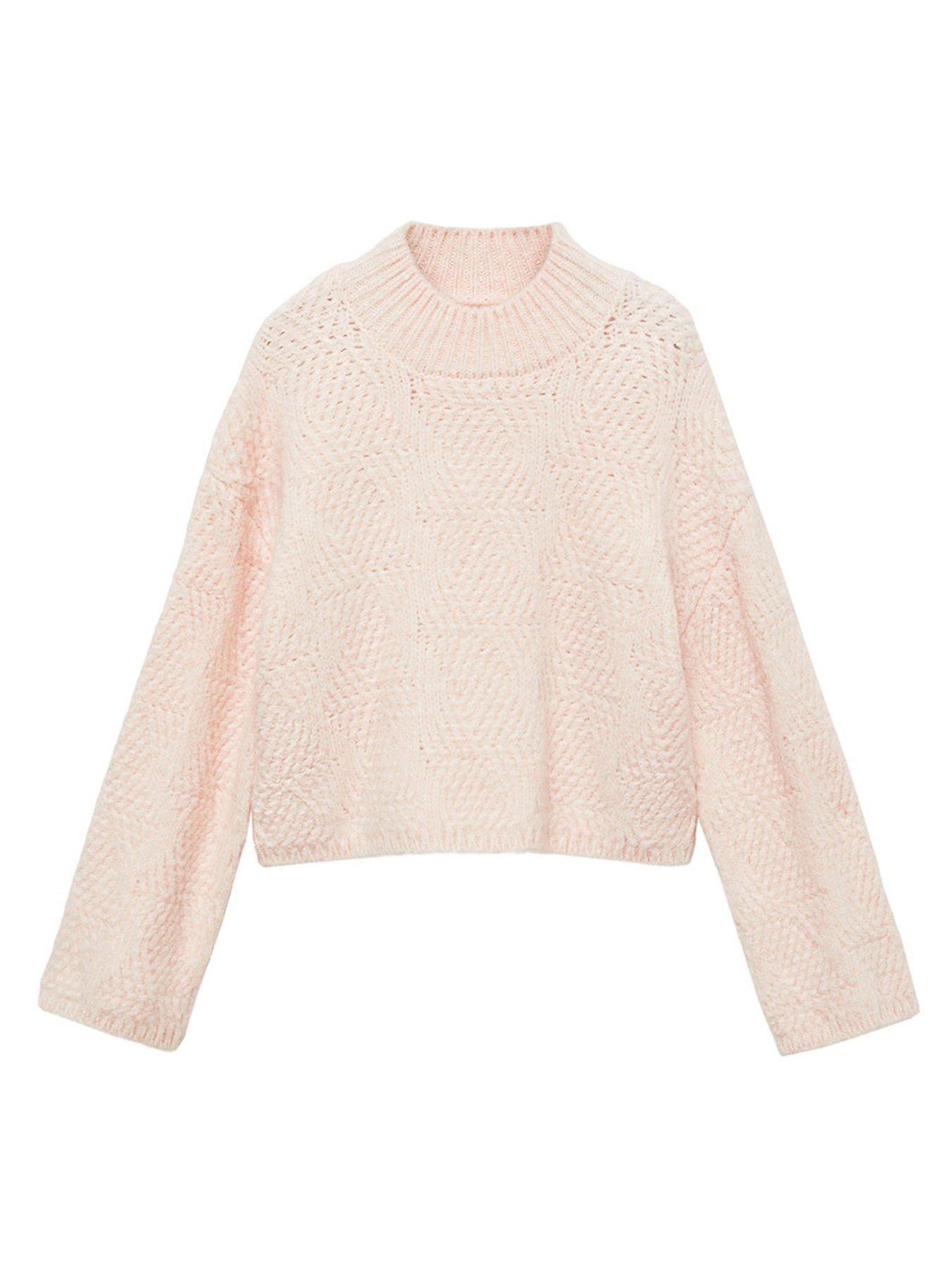 mango-girls-knitted-jumper-pink