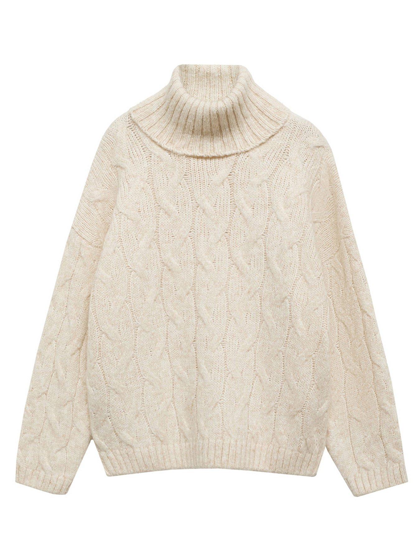 mango-girls-cable-knit-roll-neck-jumper-beige