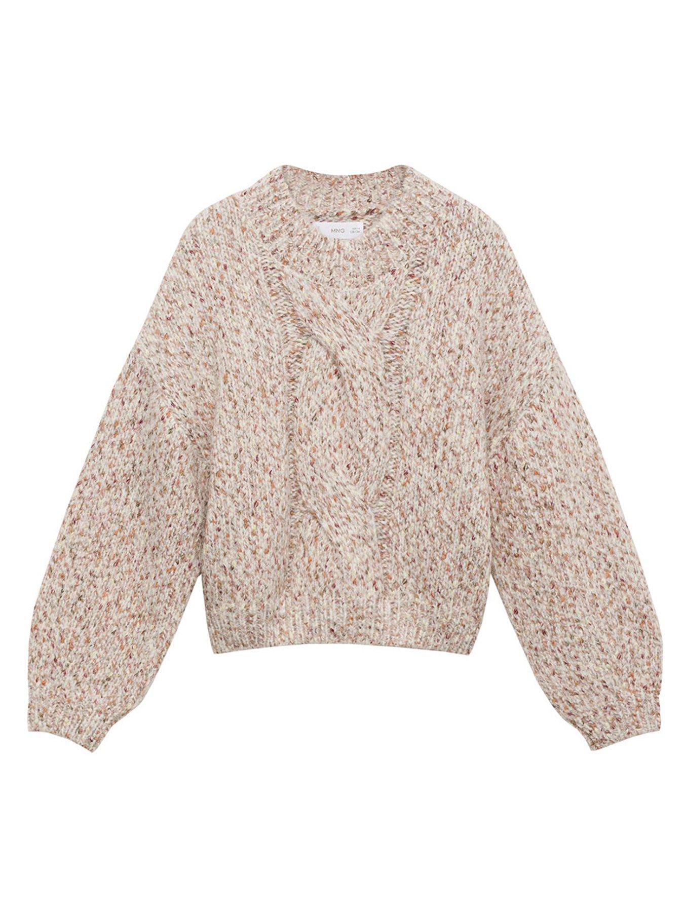 mango-girls-nep-yarn-knitted-jumper-pink