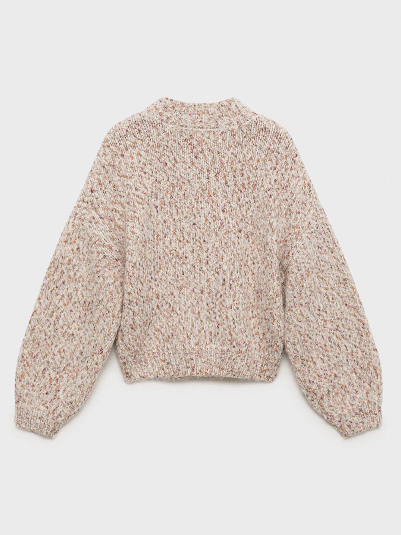 mango-girls-nep-yarn-knitted-jumper-pinkback