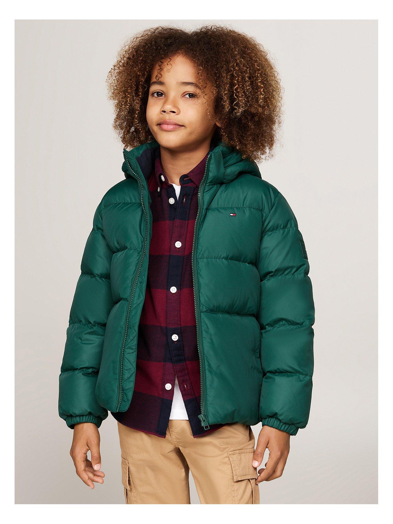 tommy-hilfiger-boys-essential-down-jacket-green