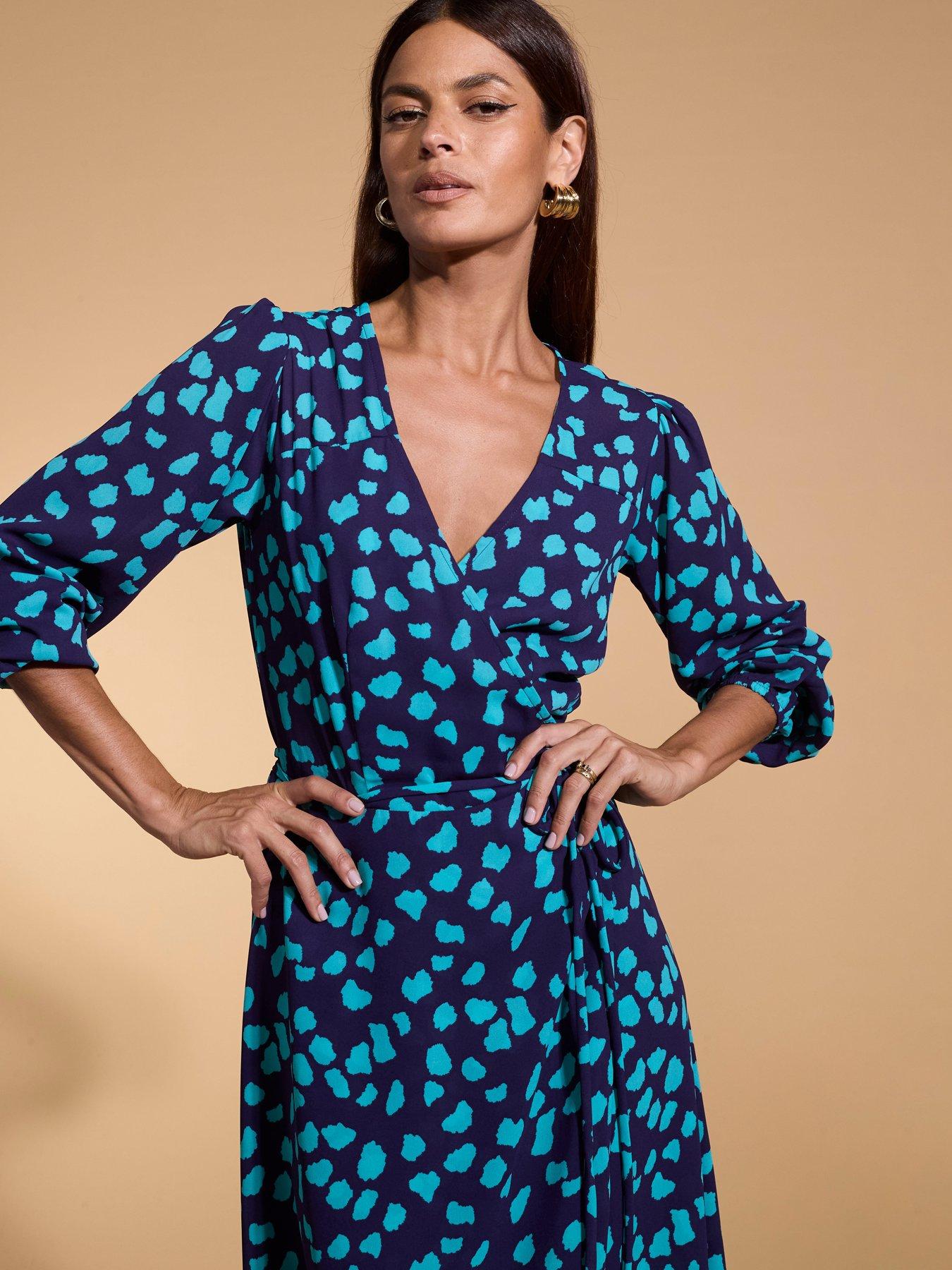 Image 3 of 4 of Dancing Leopard Jagger Polka Dot Maxi Dress - Multi