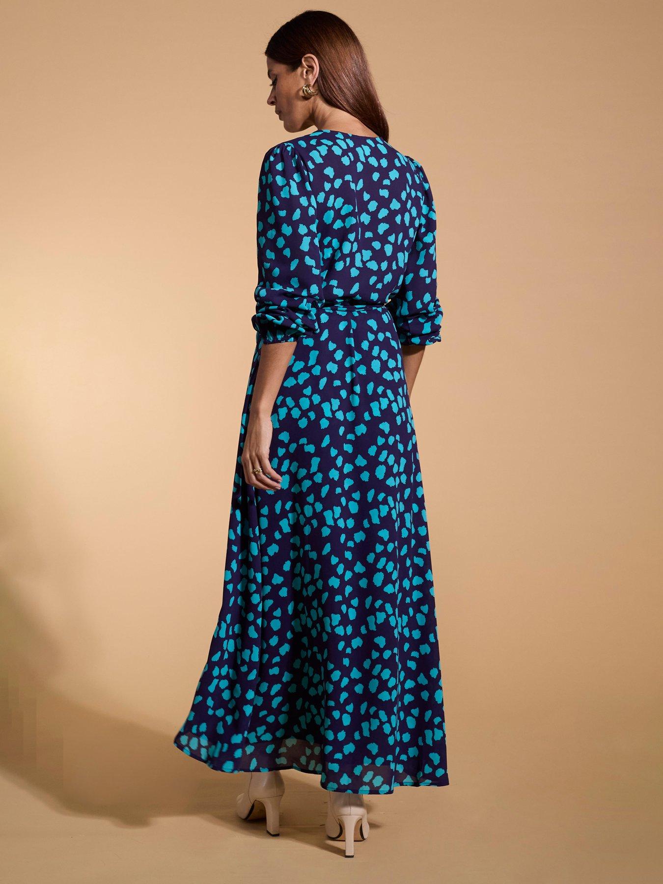 Image 4 of 4 of Dancing Leopard Jagger Polka Dot Maxi Dress - Multi