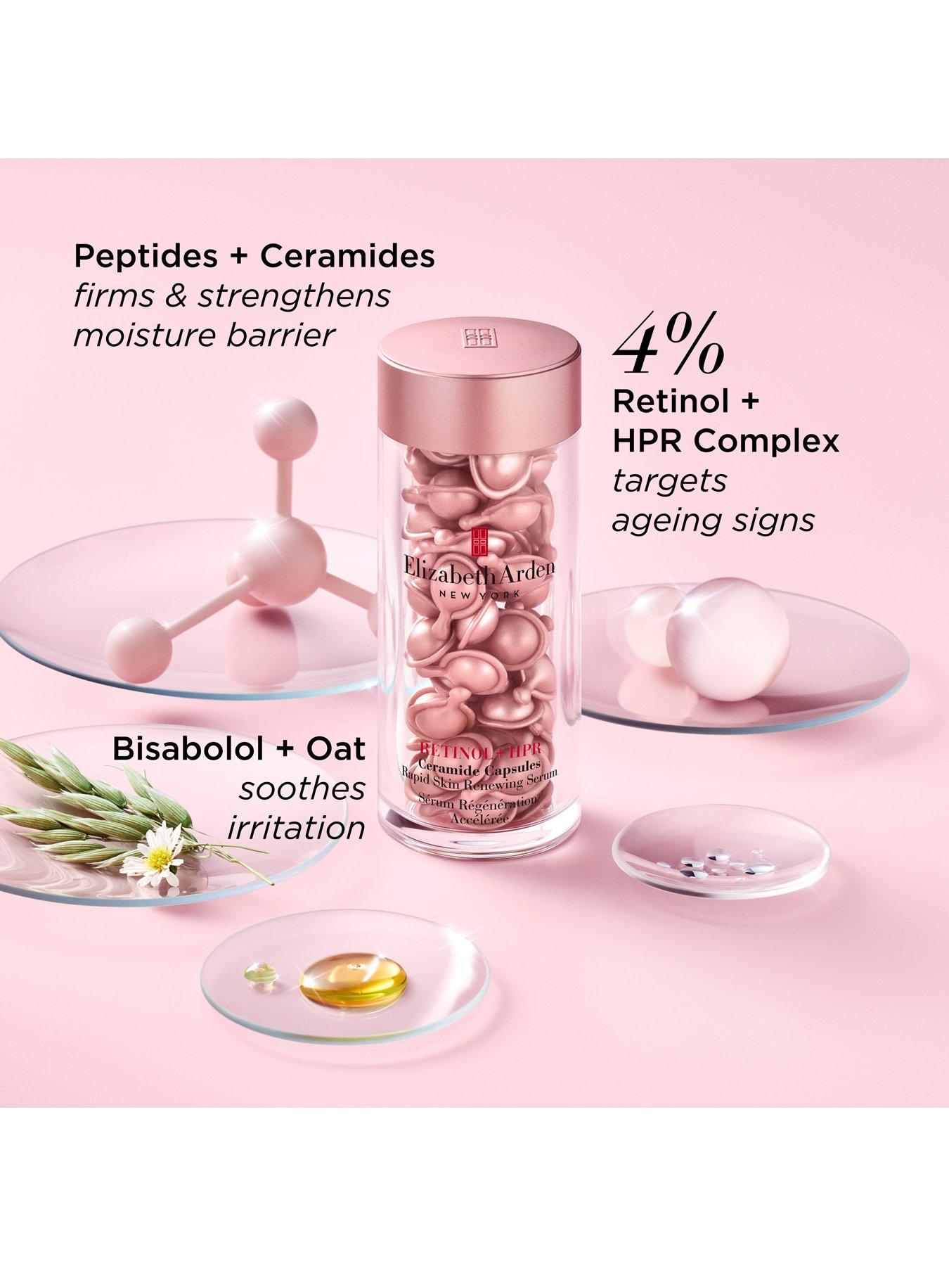 Image 6 of 8 of Elizabeth Arden Retinol + HPR Ceramide Capsules Rapid Skin-Renewing Serum 90pc