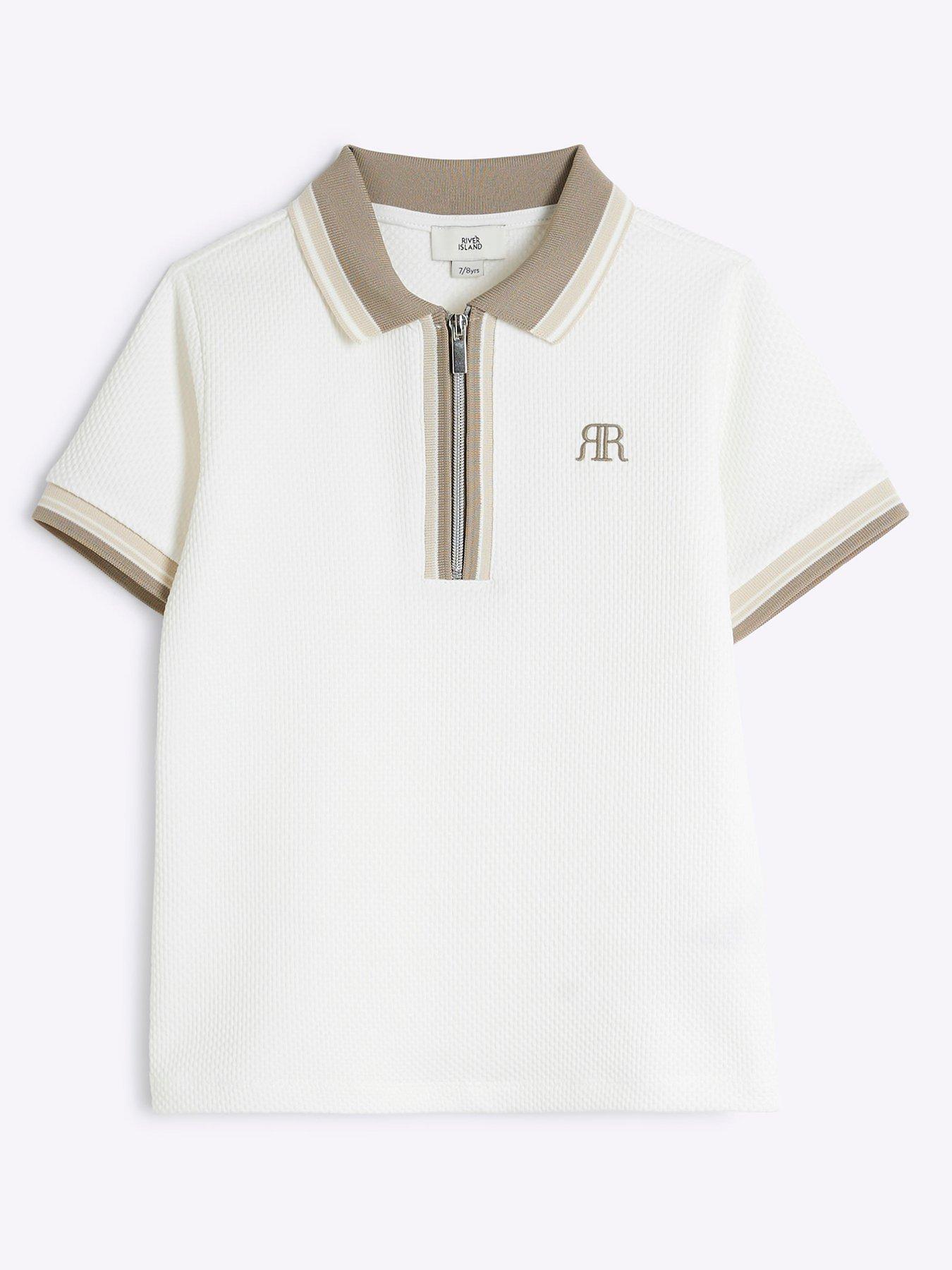 river-island-boys-tipped-textured-polo-shirt-white