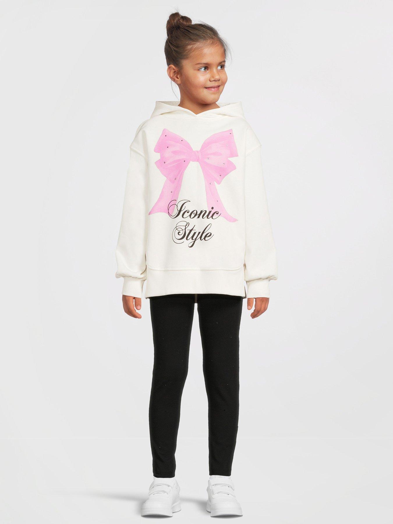 river-island-girls-bow-graphic-hoodie-set-cream