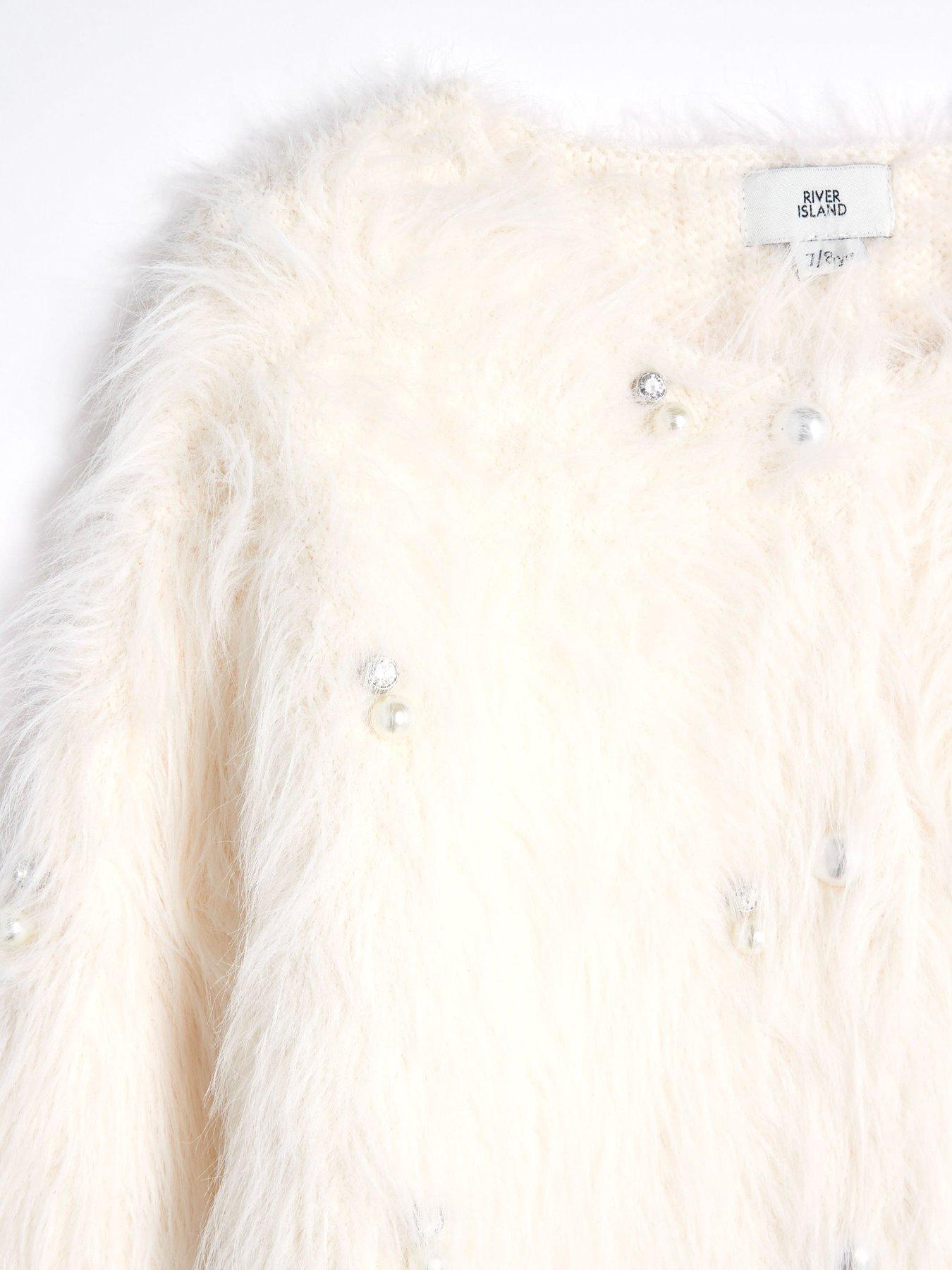 river-island-faux-fur-embellished-cardigan-creamoutfit