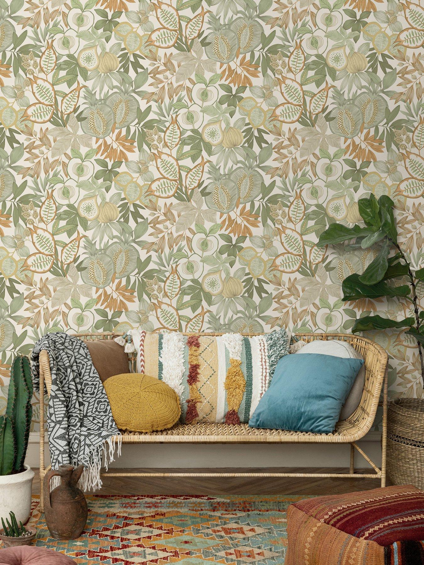 holden-decor-exotic-fruit-wallpaper-ndash-greenorange