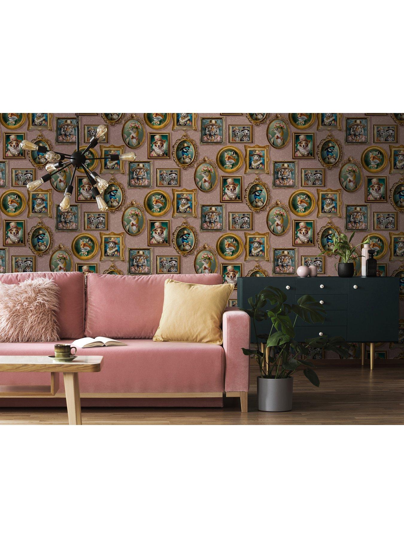 holden-decor-regal-beasts-wallpaper-pinkback