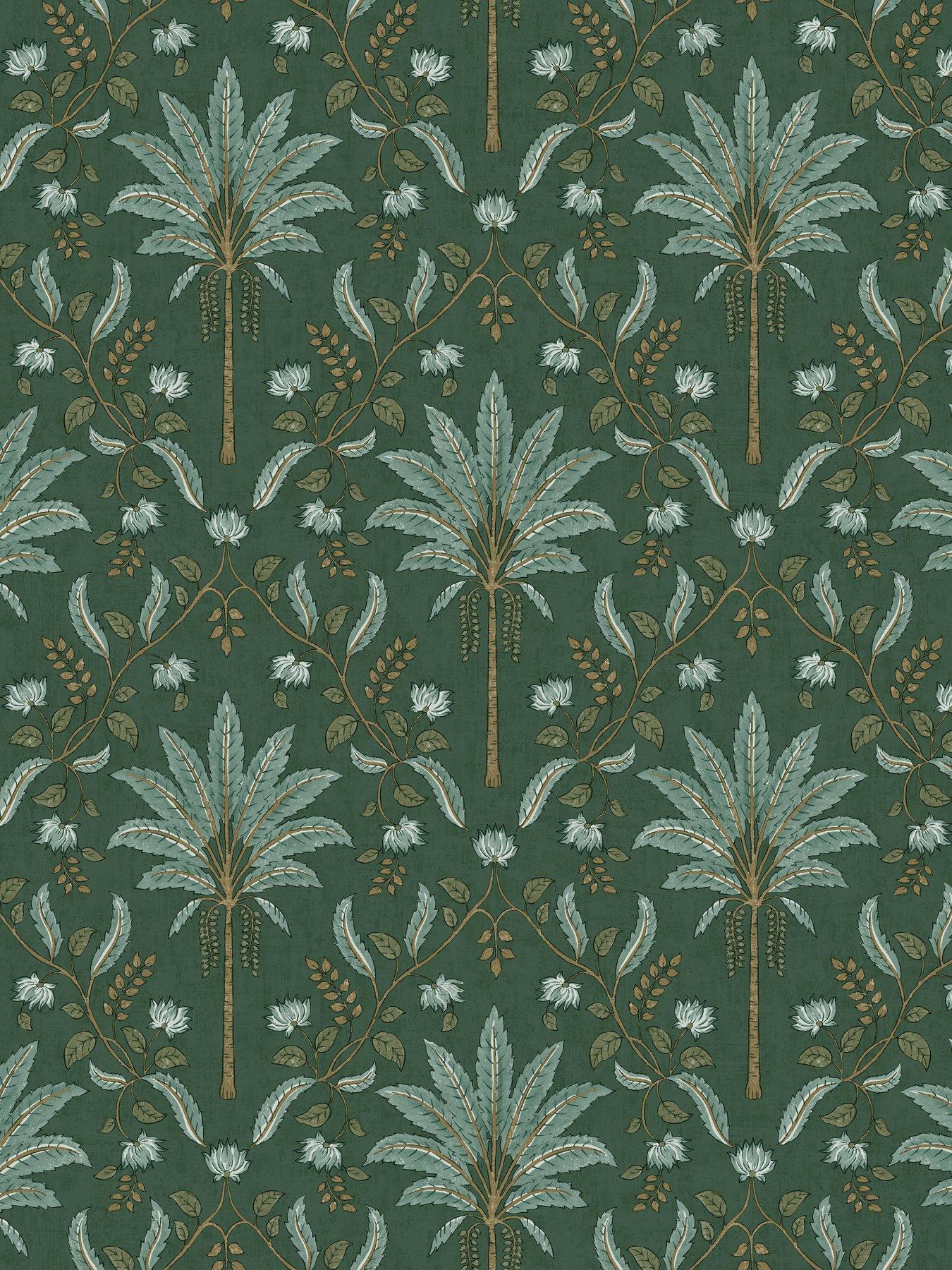 holden-decor-palm-trellis-wallpaper-in-greenstillFront