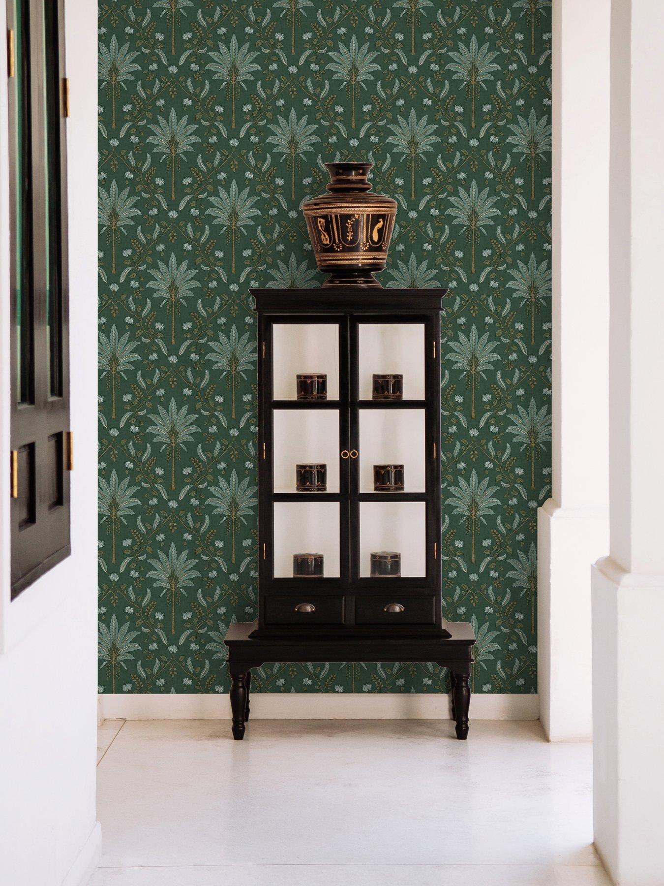 holden-decor-palm-trellis-wallpaper-in-greenback