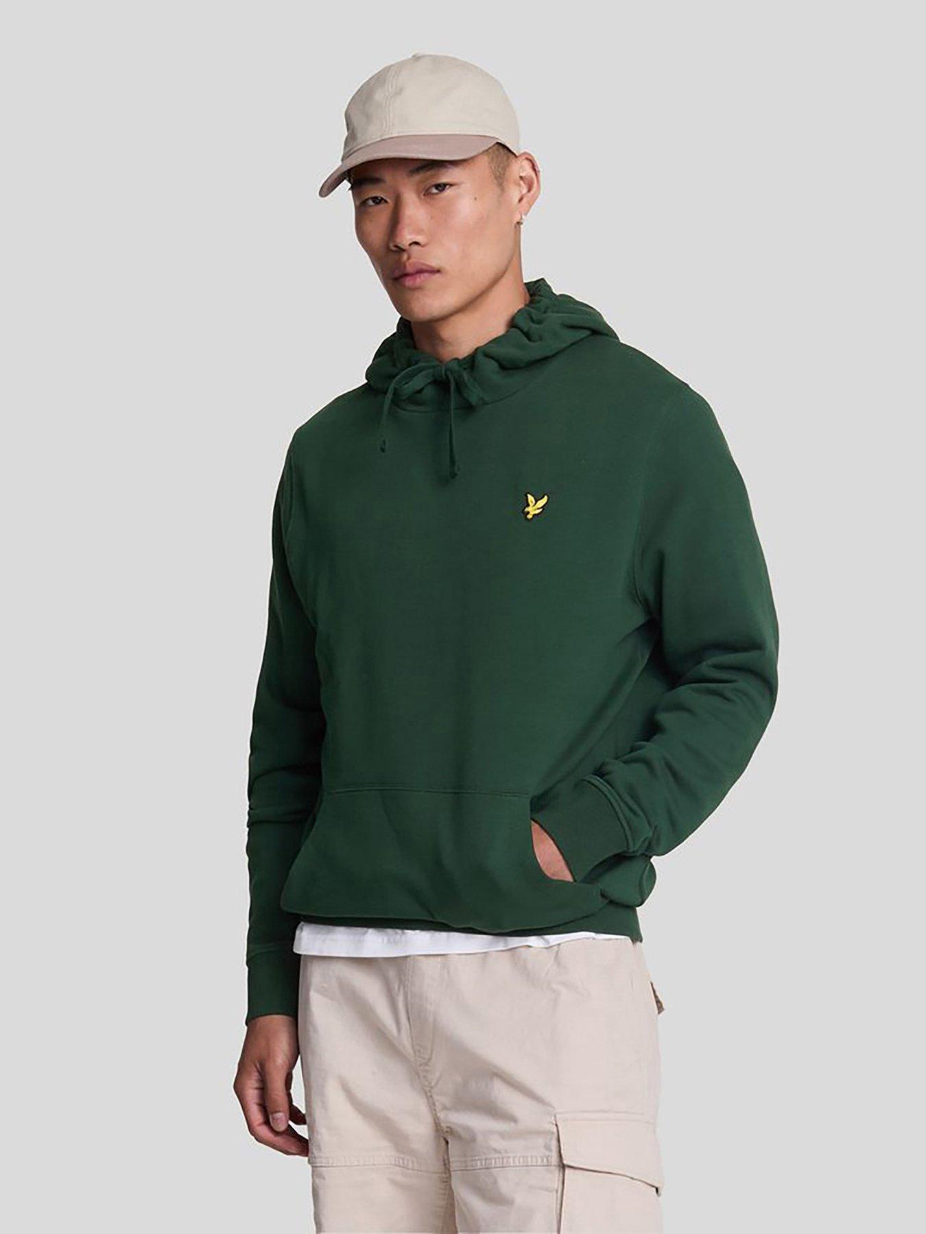 lyle-scott-lyle-amp-scott-pullover-hoodie--greenfront