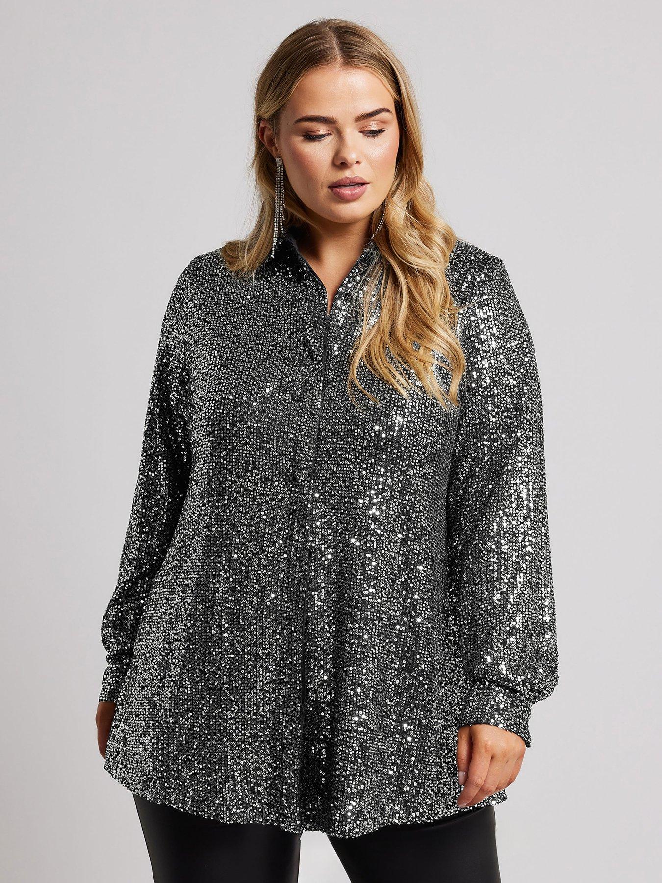 yours-curve-sequin-shirt