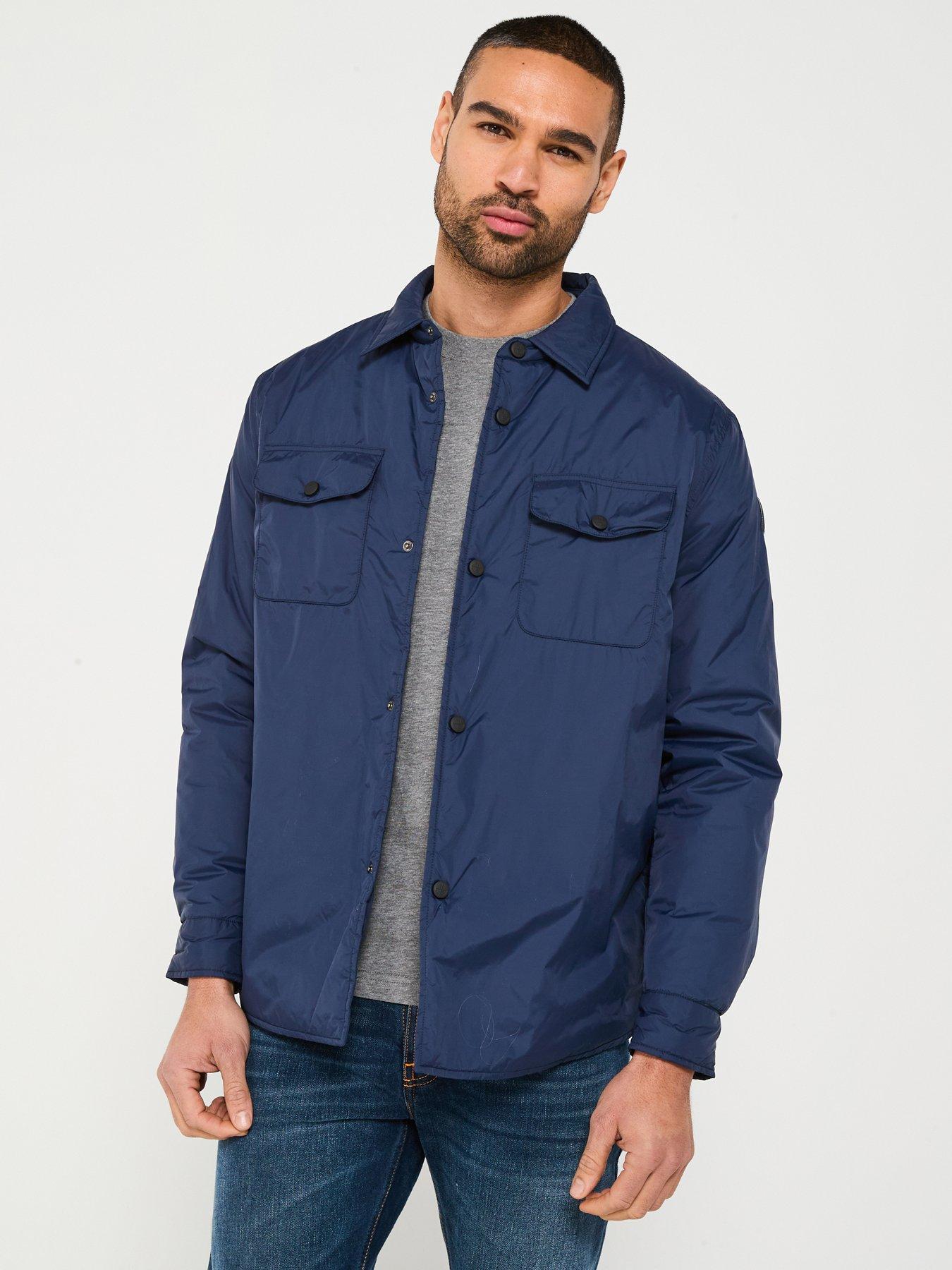 Image of North Sails Stretch Nylon Tech Overshirt - Navy