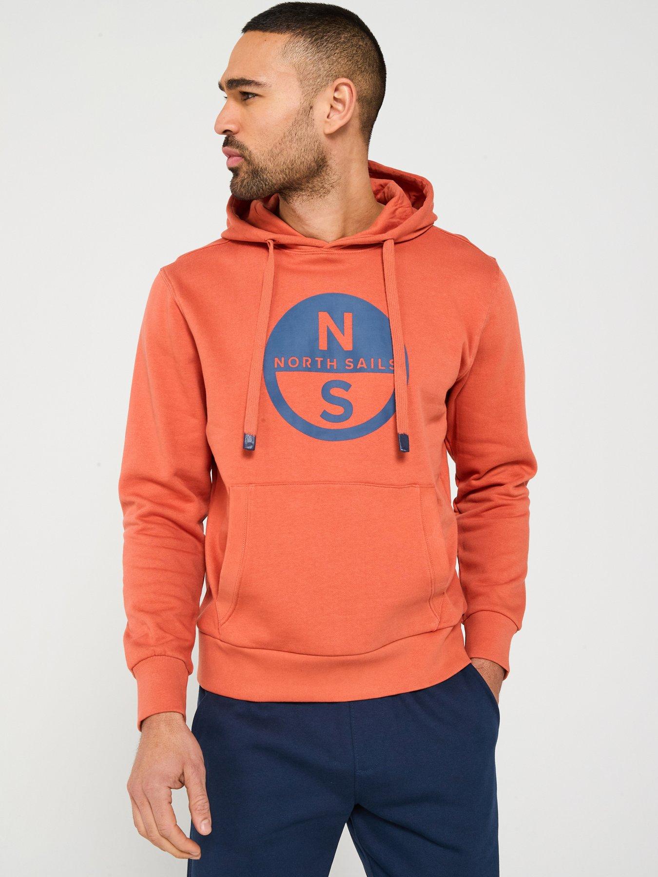 north-sails-north-sails-chest-logo-overhead-hoodie-orangefront