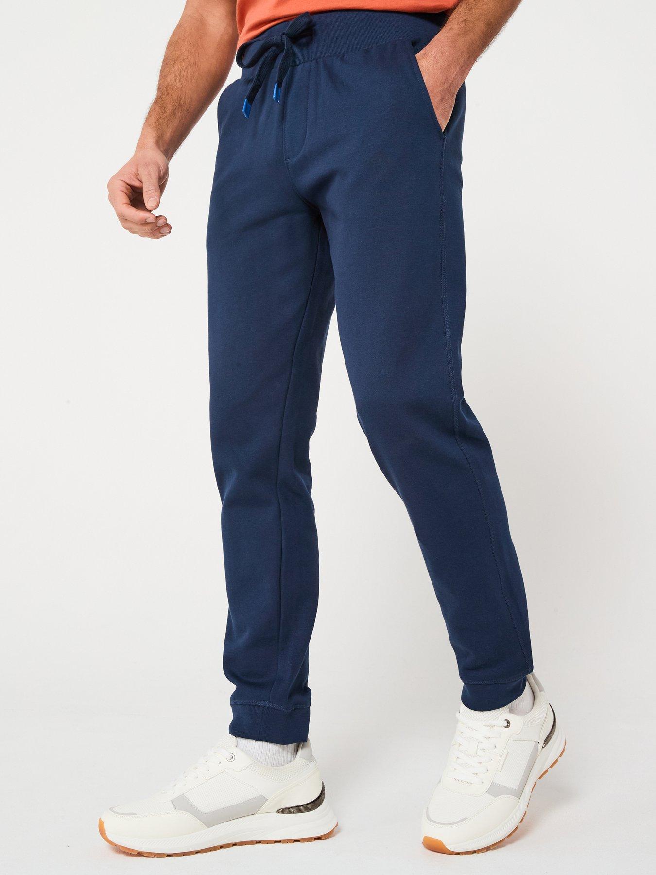 Image 1 of 5 of North Sails Logo Cuff Joggers - Navy