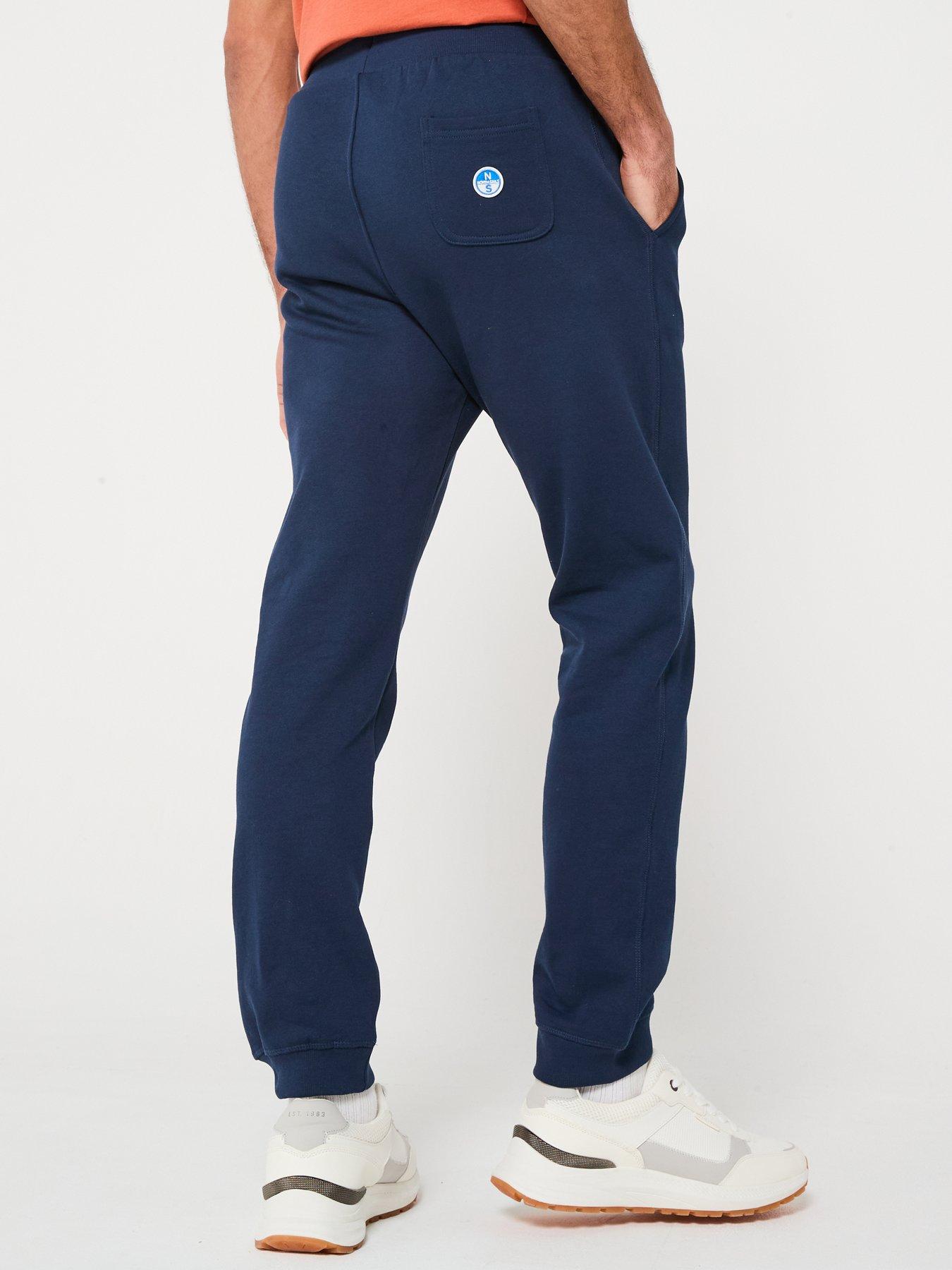 Image 2 of 5 of North Sails Logo Cuff Joggers - Navy