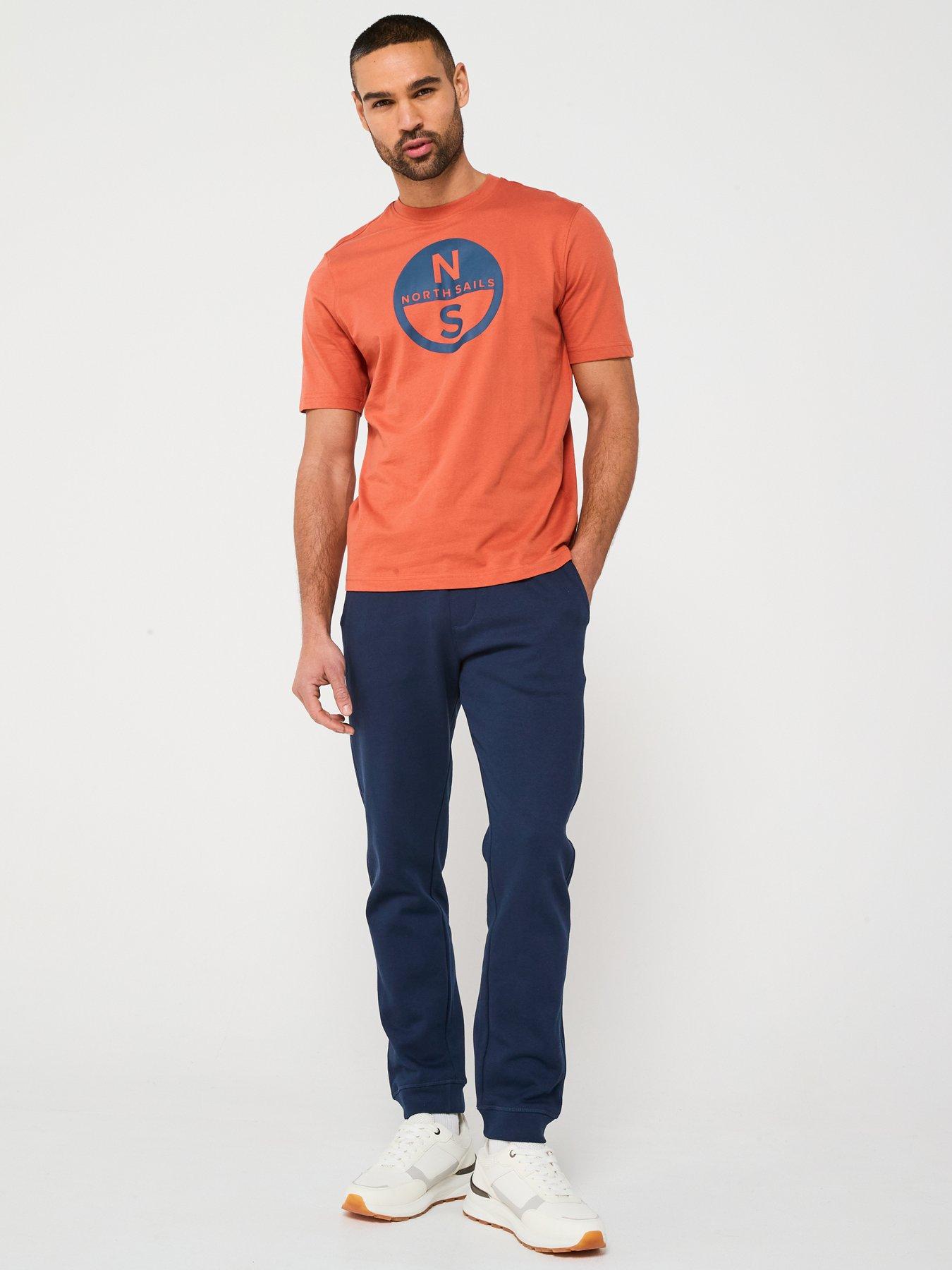 Image 3 of 5 of North Sails Logo Cuff Joggers - Navy
