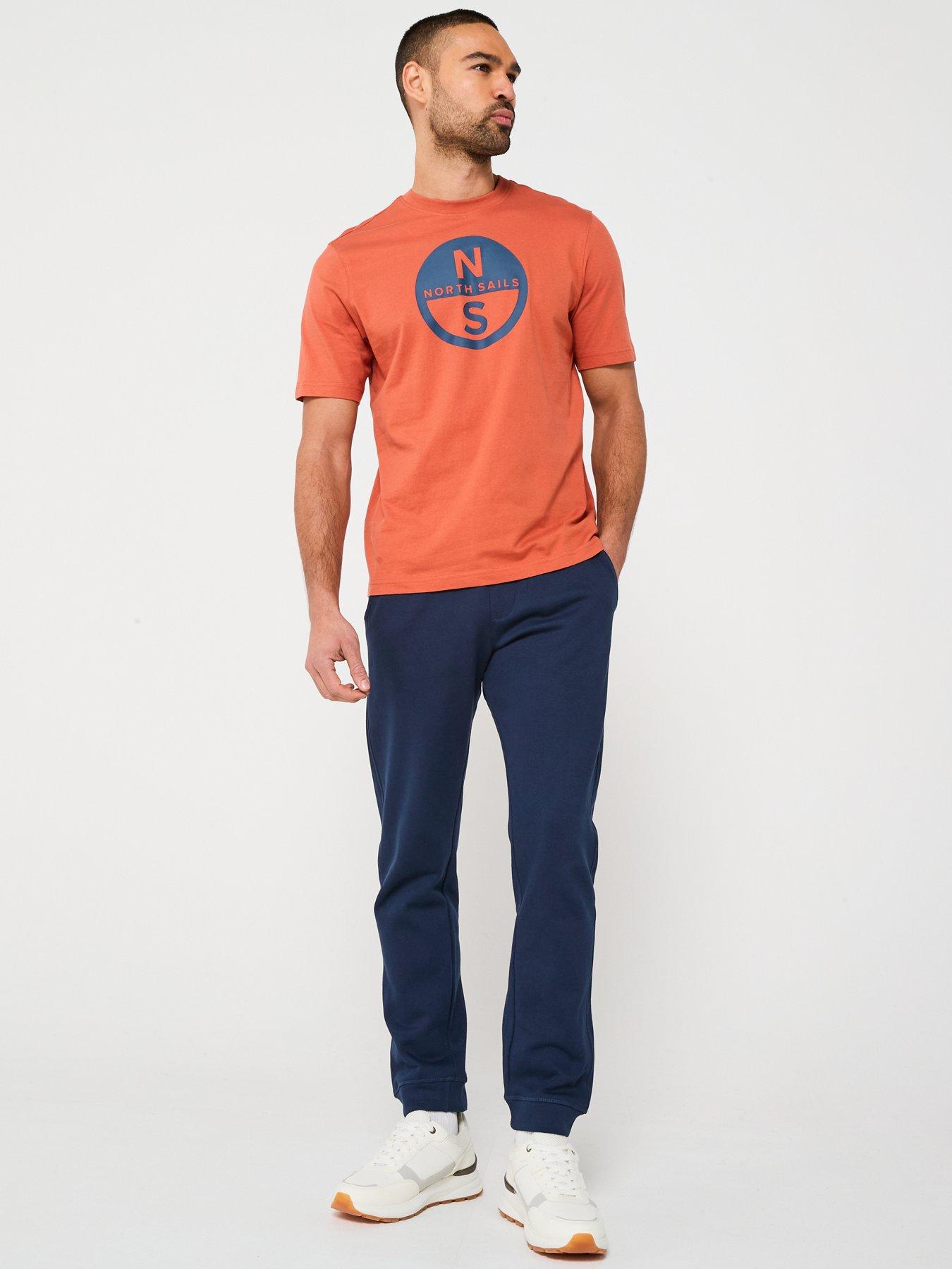 north-sails-north-sails-regular-fit-chest-logo-t-shirt-orangeback