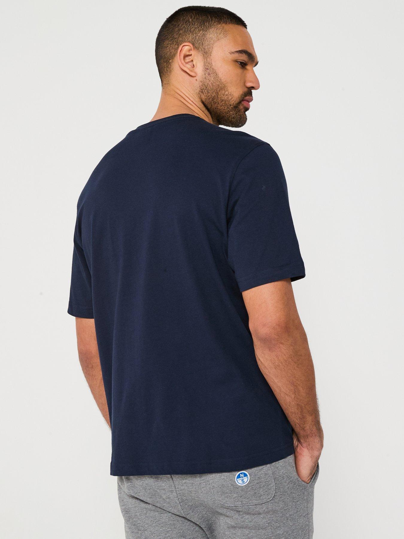 north-sails-north-sails-regular-fit-chest-logo-t-shirt-navystillFront