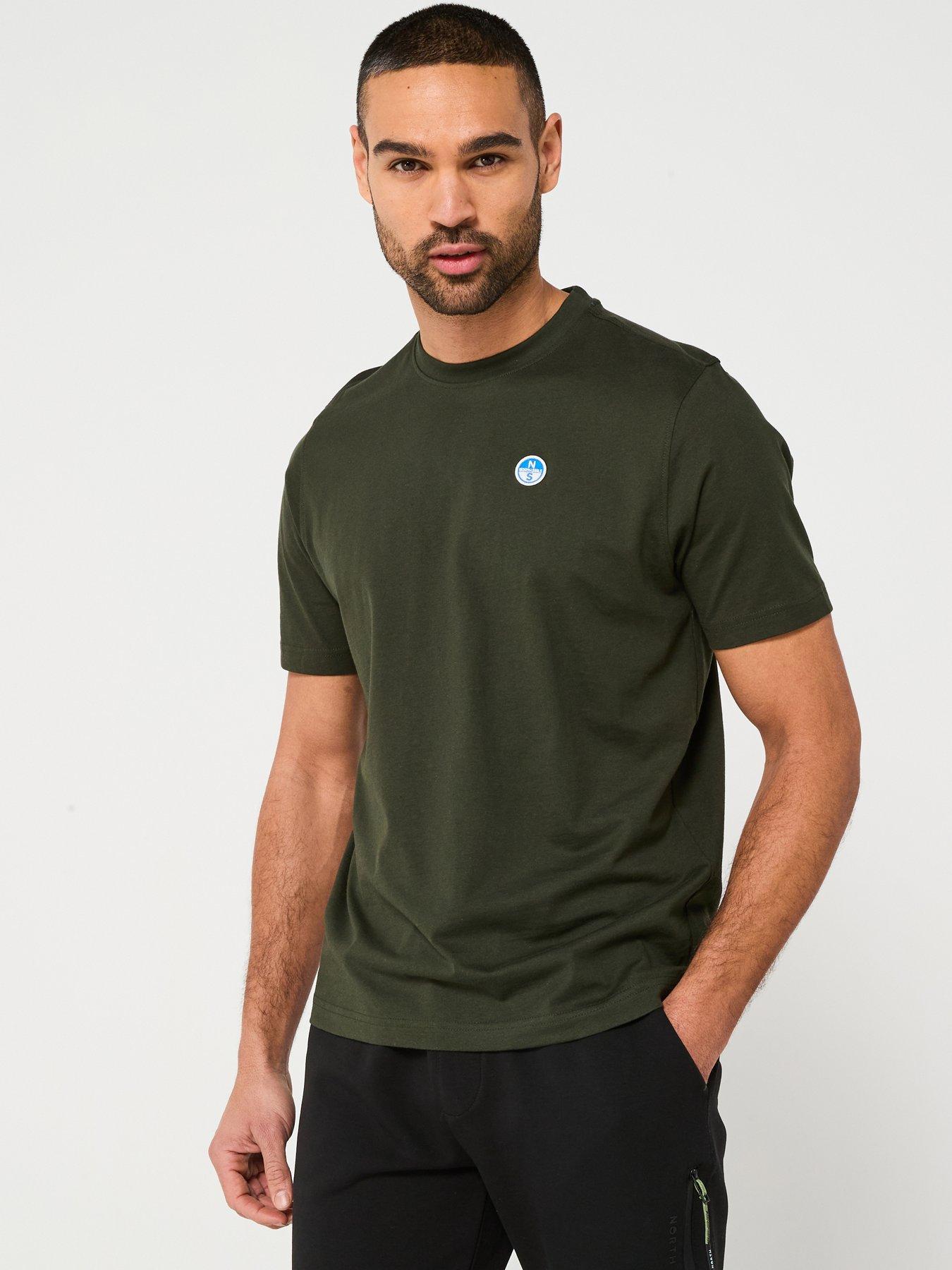 north-sails-north-sails-regular-fit-left-chest-logo-t-shirt-dark-greenfront