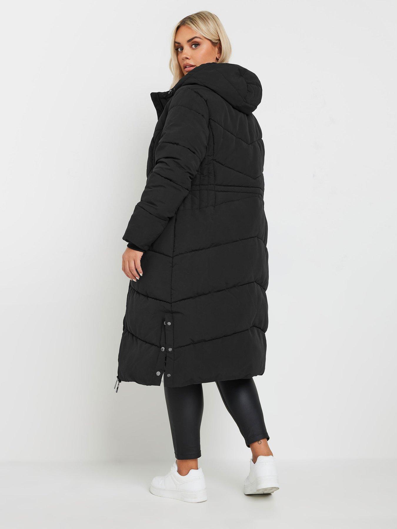 yours-curve-borg-hooded-midi-padded-coatstillFront