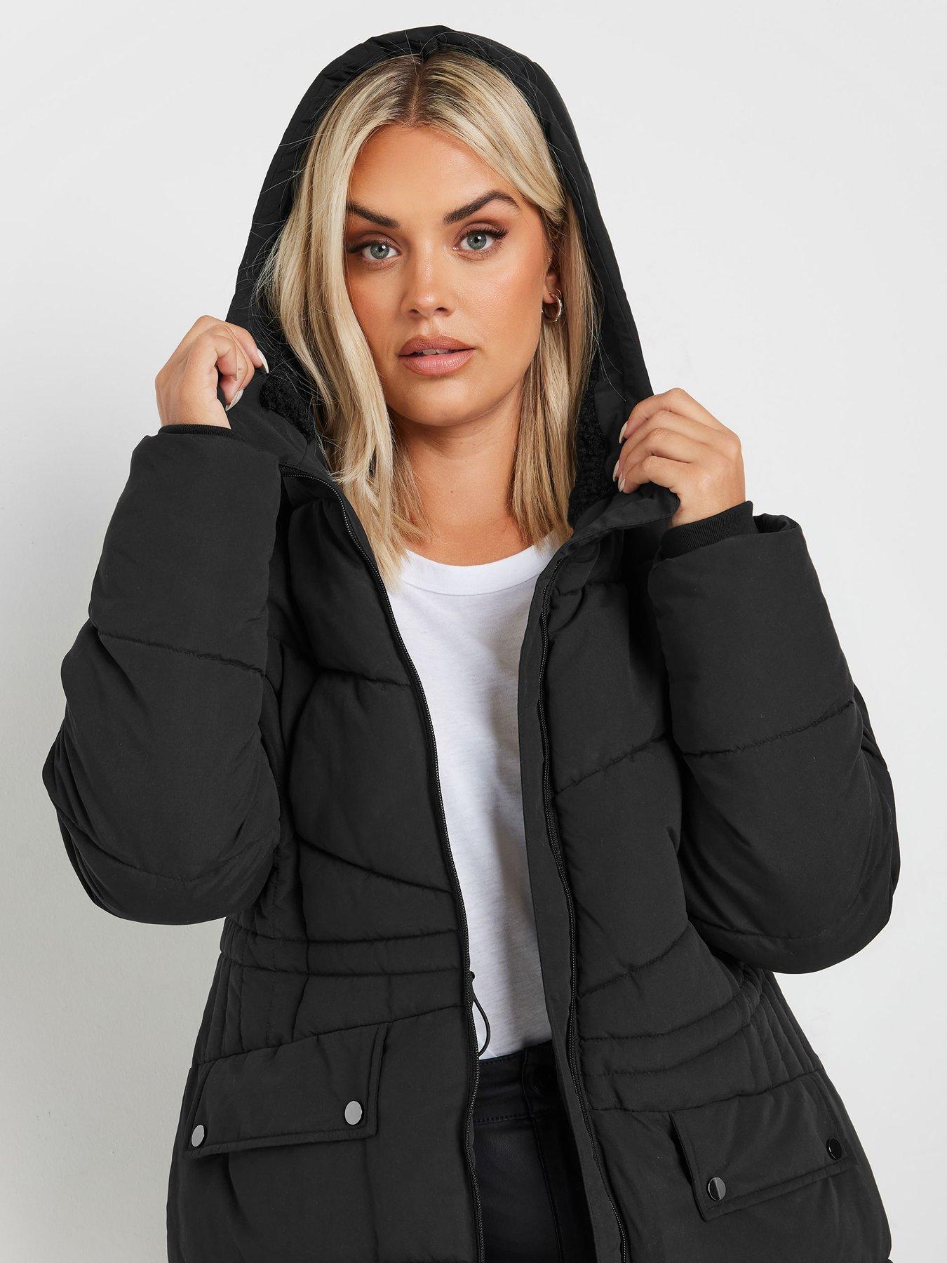 yours-curve-borg-hooded-midi-padded-coatoutfit