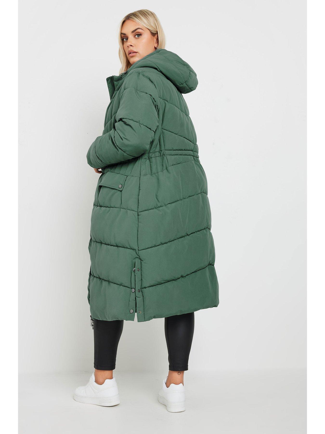 yours-curve-borg-hooded-midi-padded-coatstillFront