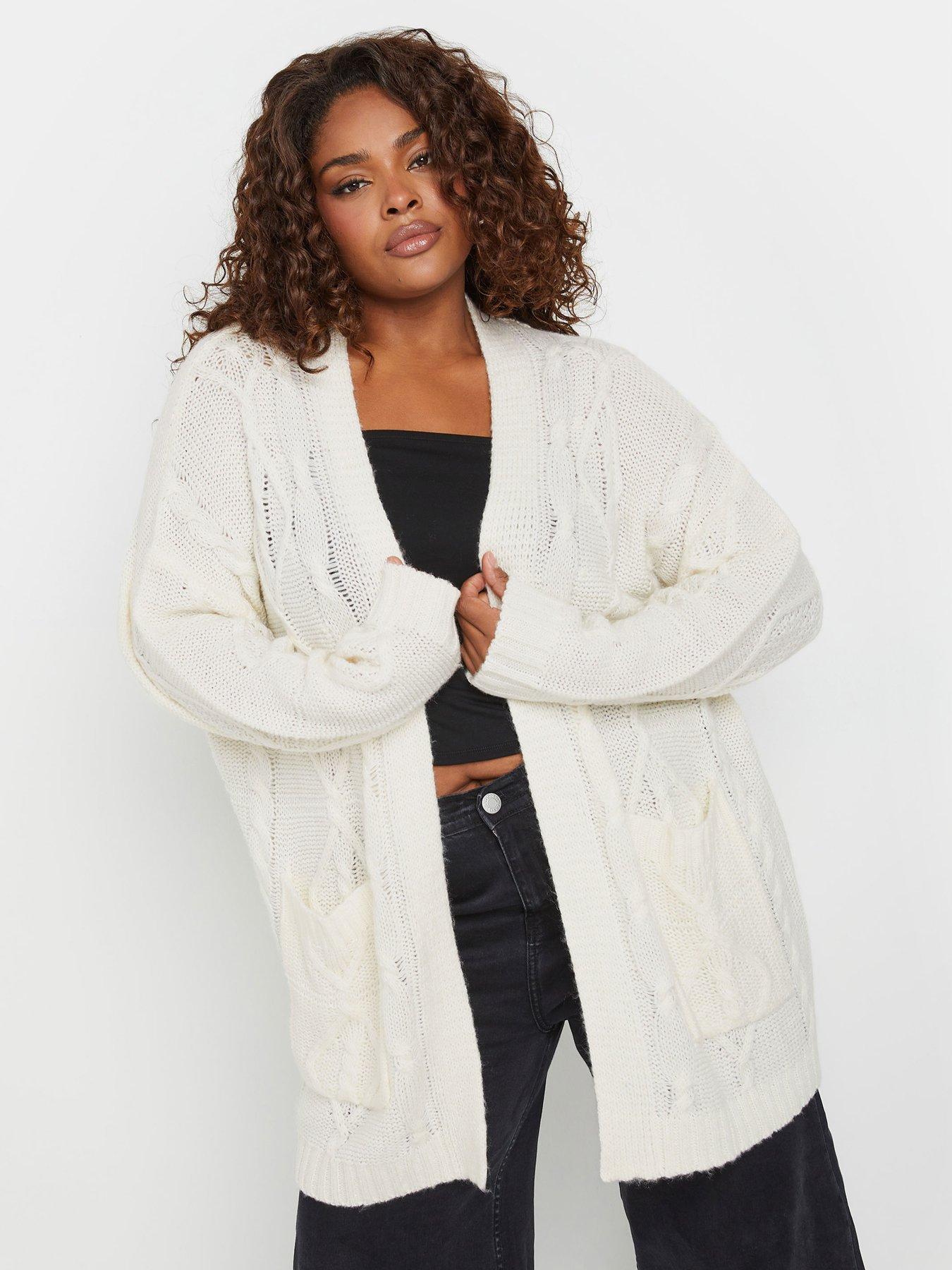 yours-curve-cable-shawl-cardigan-ivoryoutfit