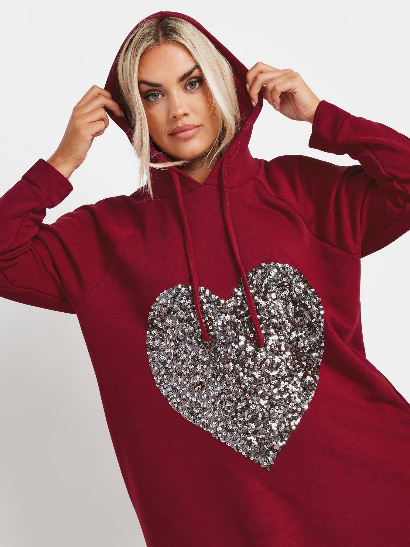 yours-curve-heart-embellished-hoodie-dress-redoutfit