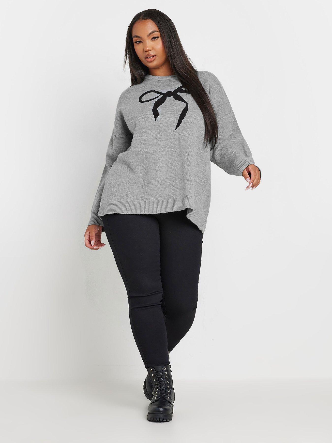 yours-curve-bow-print-jumperback